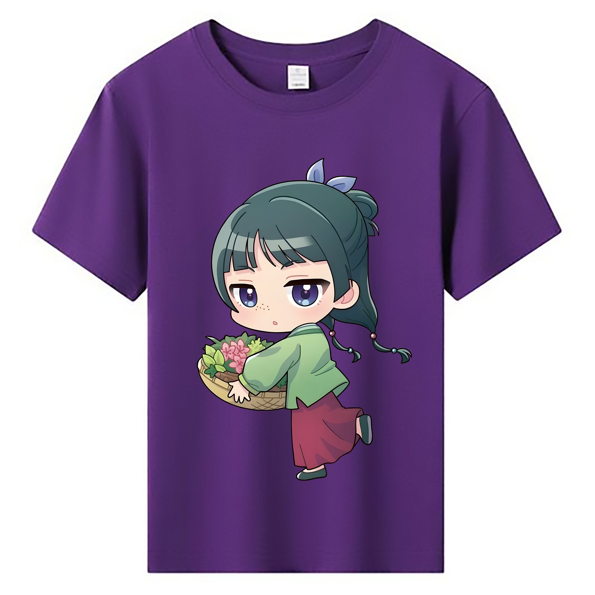 （画像用） 薬屋のひとりごと The Apothecary Diaries 綿100％キッズTシャツ（フロントプリント）