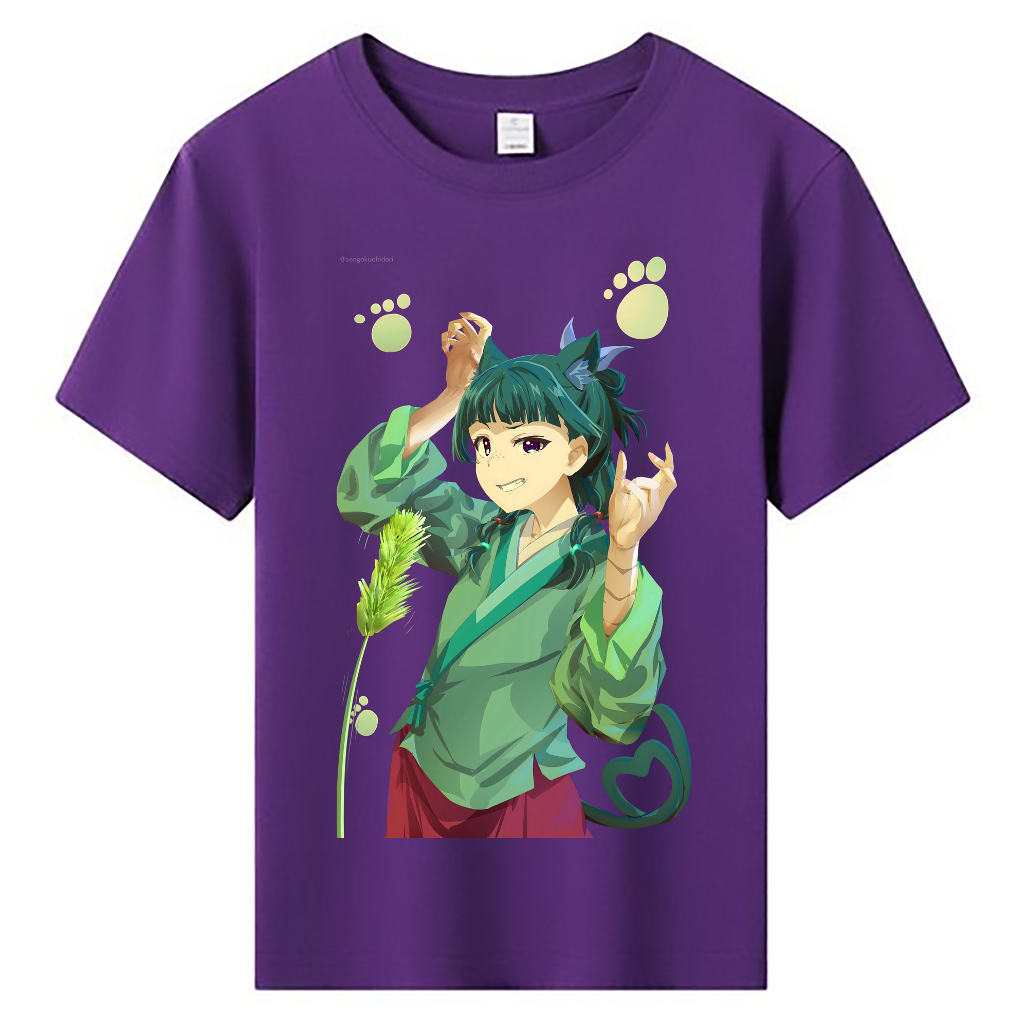 （画像用） 薬屋のひとりごと The Apothecary Diaries 綿100％キッズTシャツ（フロントプリント）
