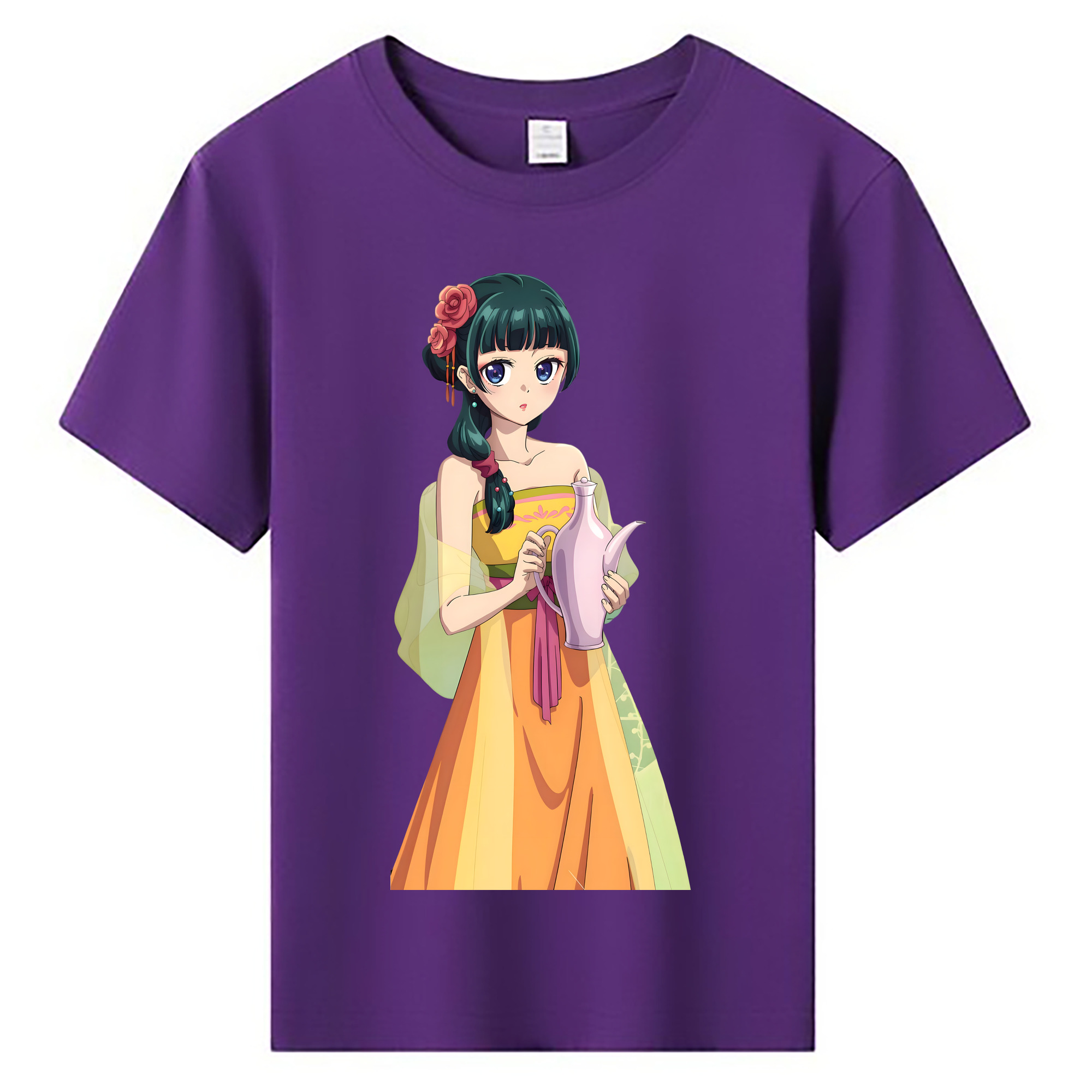 （画像用） 薬屋のひとりごと The Apothecary Diaries 綿100％キッズTシャツ（フロントプリント）
