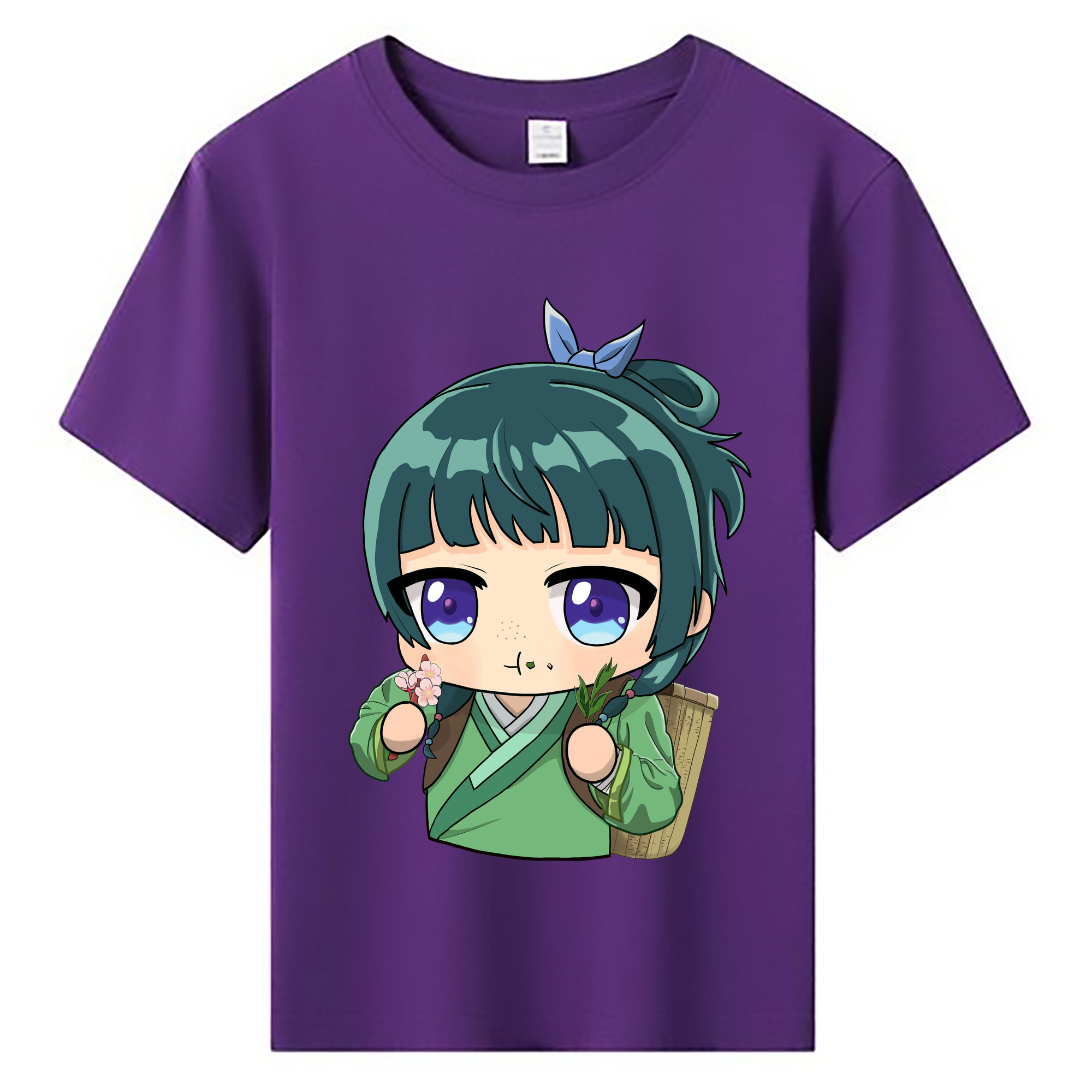 （画像用） 薬屋のひとりごと The Apothecary Diaries 綿100％キッズTシャツ（フロントプリント）