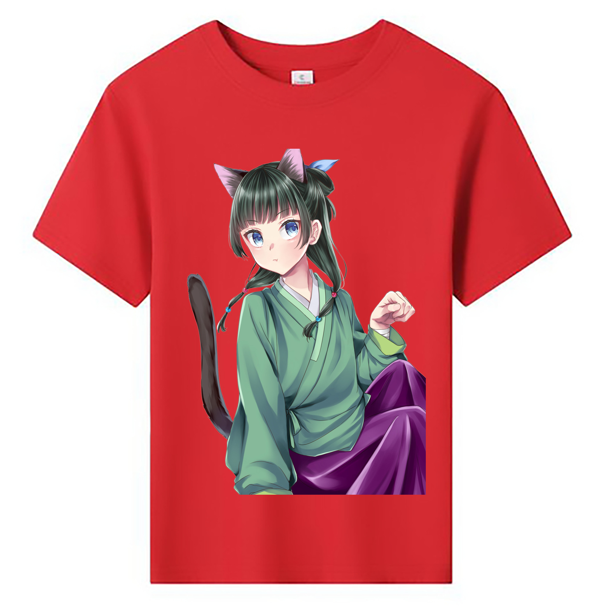 （画像用） 薬屋のひとりごと The Apothecary Diaries 綿100％キッズTシャツ（フロントプリント）