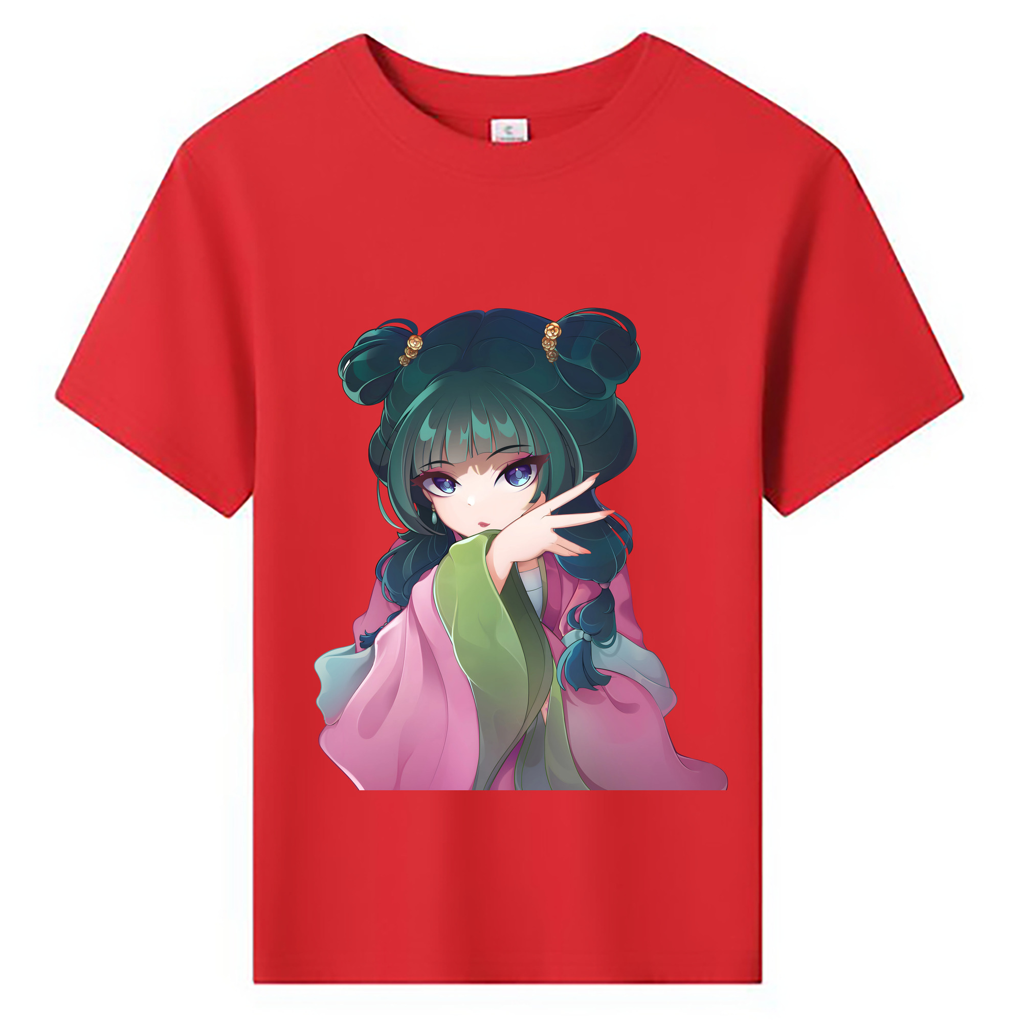 （画像用） 薬屋のひとりごと The Apothecary Diaries 綿100％キッズTシャツ（フロントプリント）