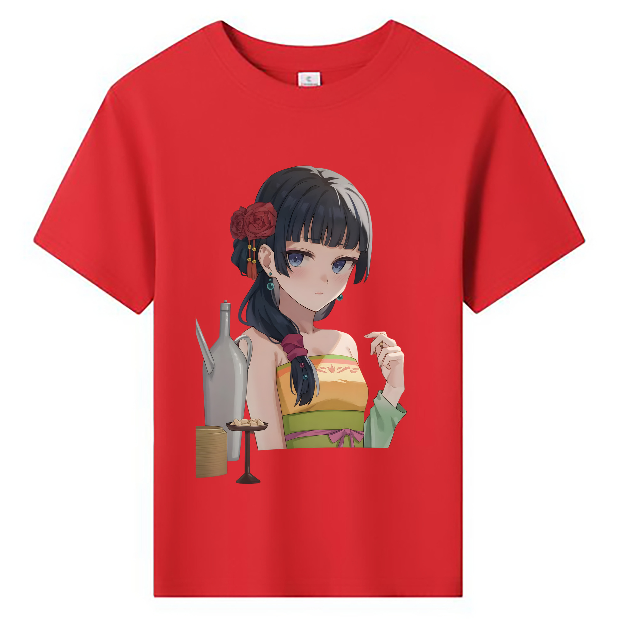 （画像用） 薬屋のひとりごと The Apothecary Diaries 綿100％キッズTシャツ（フロントプリント）