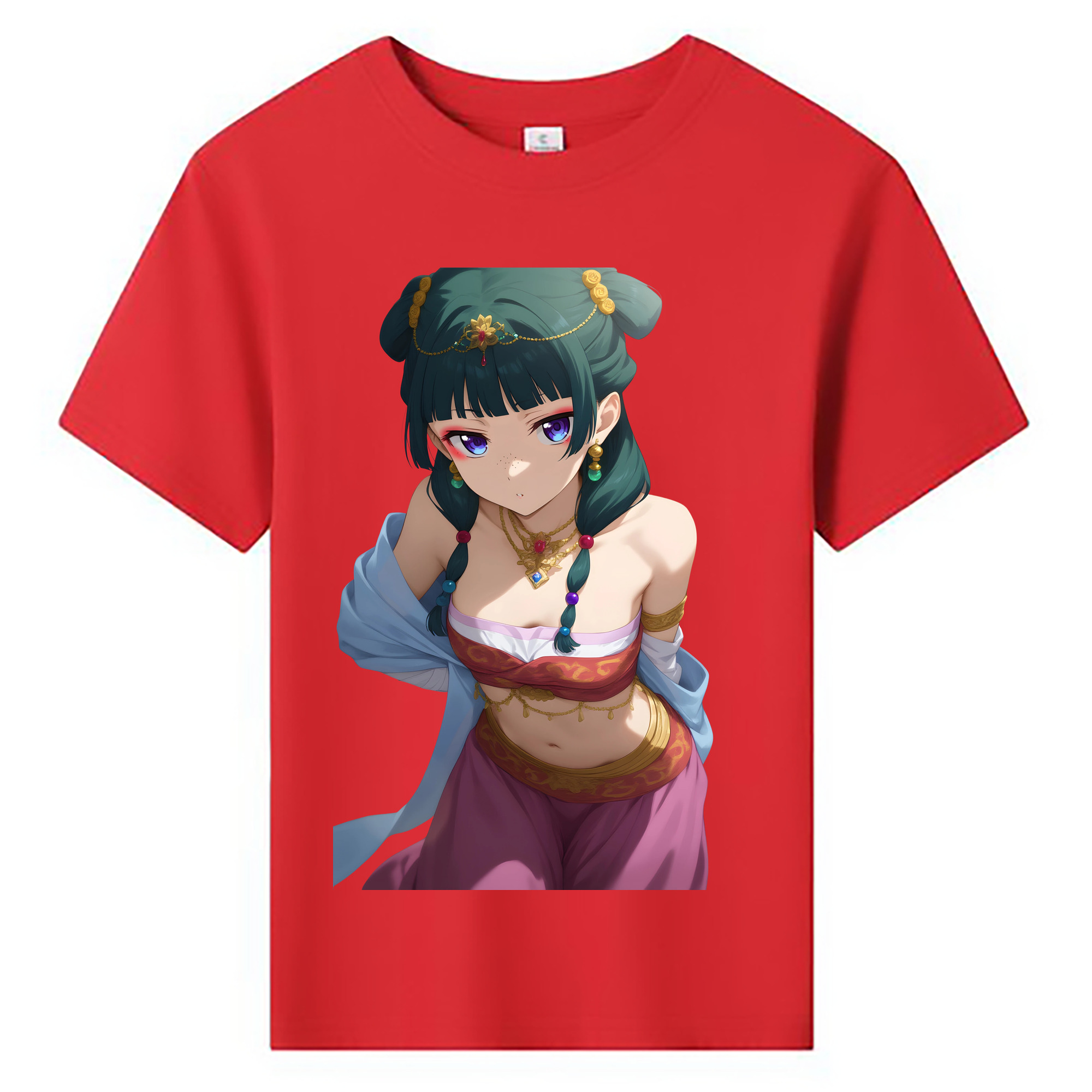 （画像用） 薬屋のひとりごと The Apothecary Diaries 綿100％キッズTシャツ（フロントプリント）