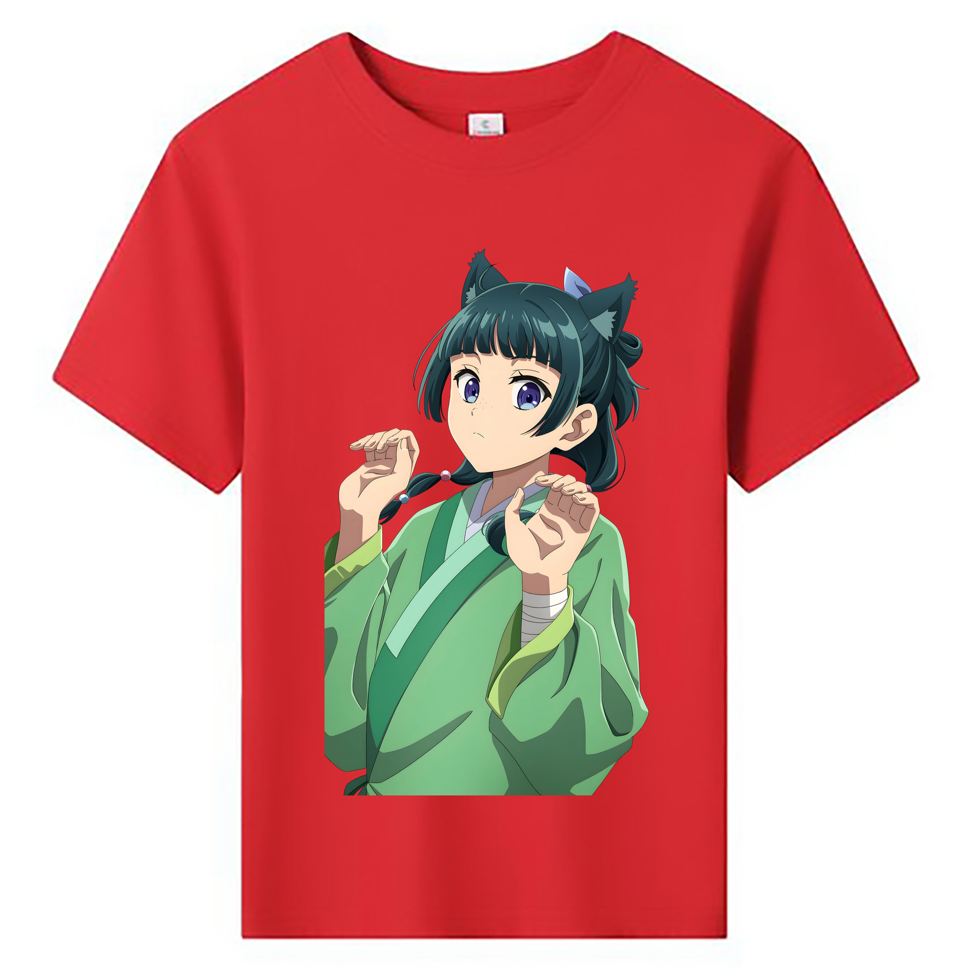 （画像用） 薬屋のひとりごと The Apothecary Diaries 綿100％キッズTシャツ（フロントプリント）