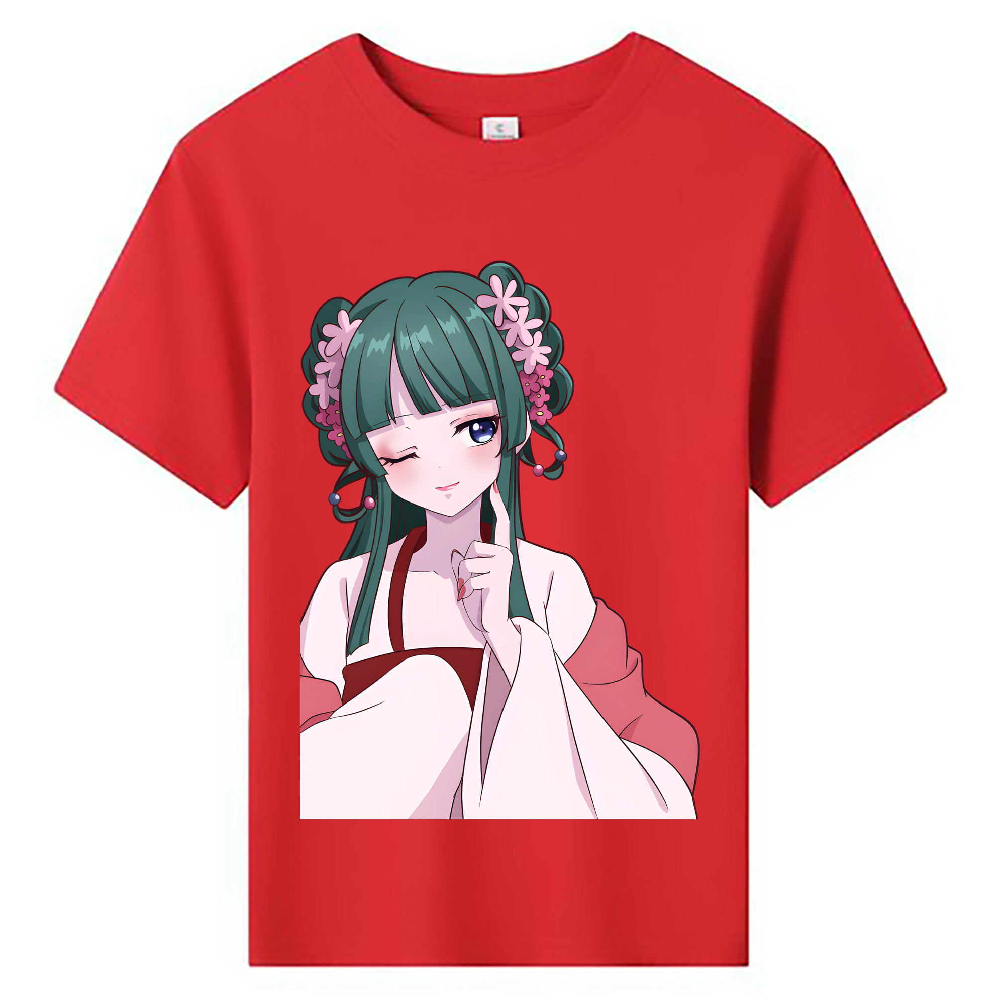 （画像用） 薬屋のひとりごと The Apothecary Diaries 綿100％キッズTシャツ（フロントプリント）