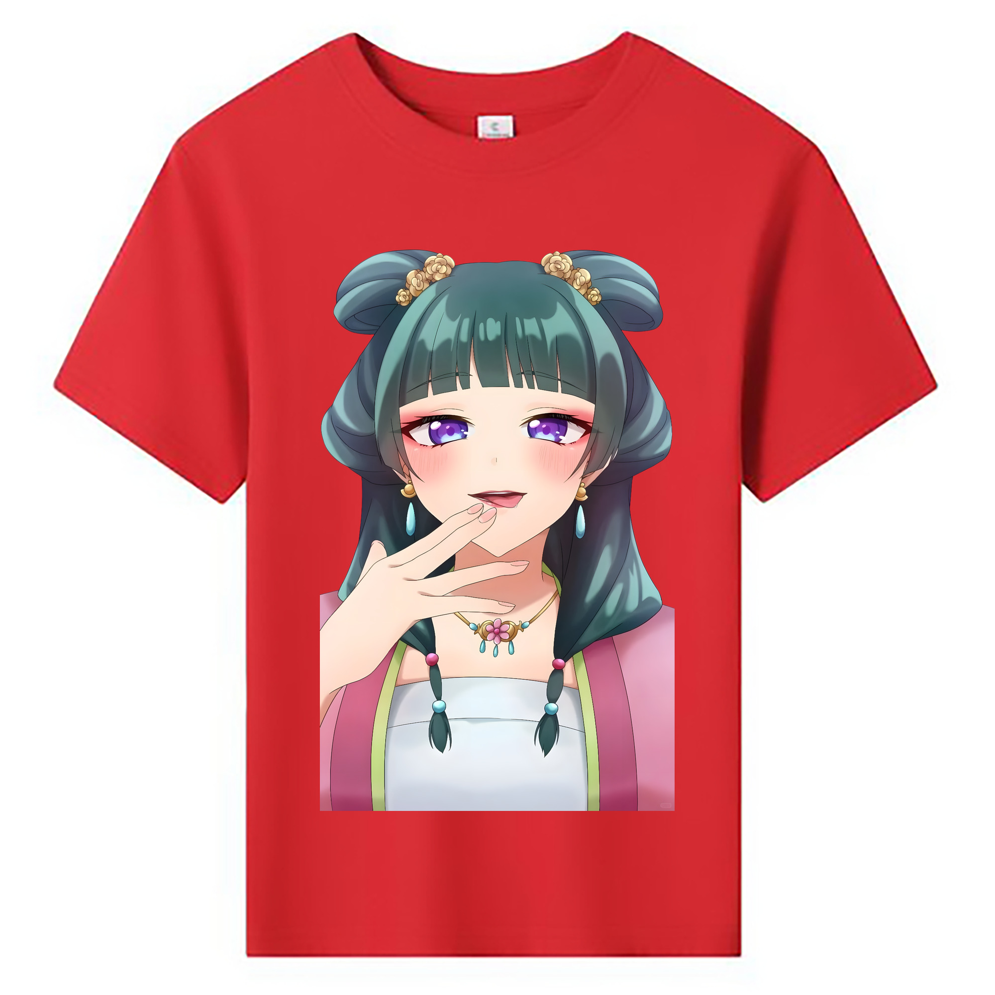 （画像用） 薬屋のひとりごと The Apothecary Diaries 綿100％キッズTシャツ（フロントプリント）