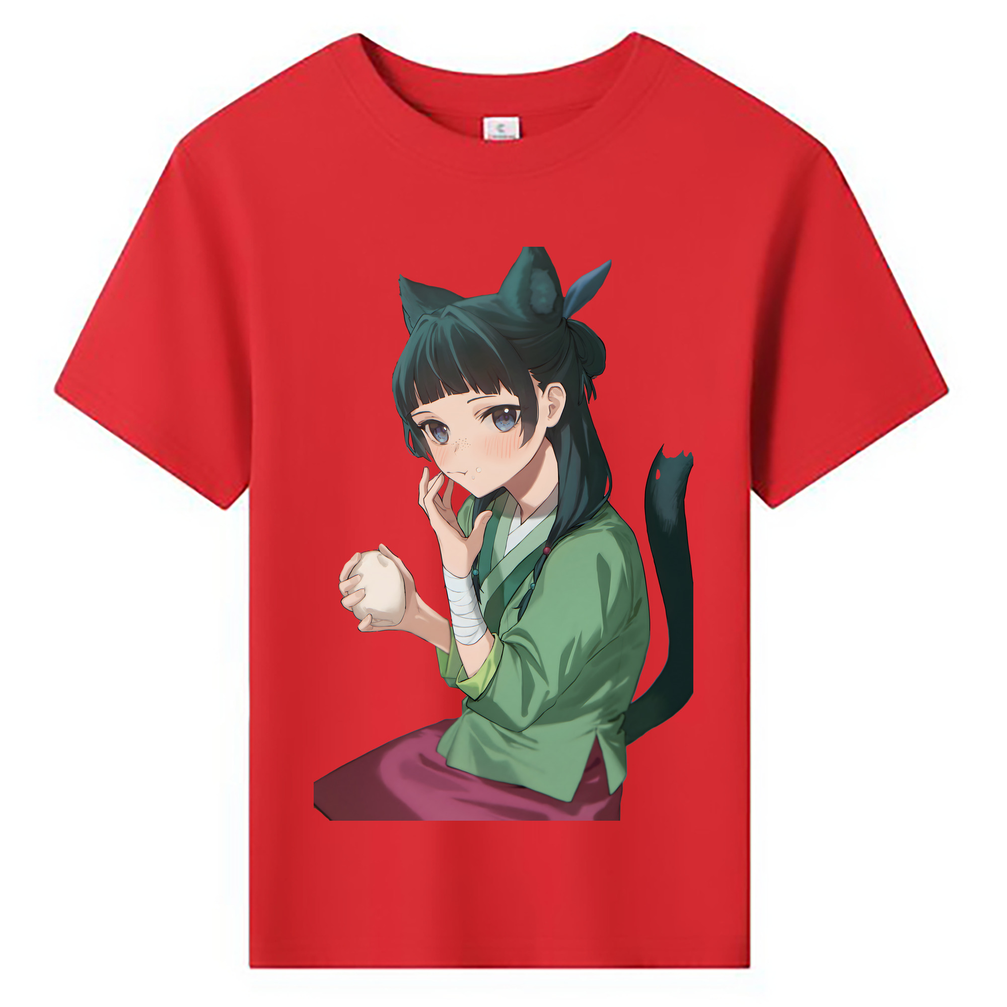 （画像用） 薬屋のひとりごと The Apothecary Diaries 綿100％キッズTシャツ（フロントプリント）