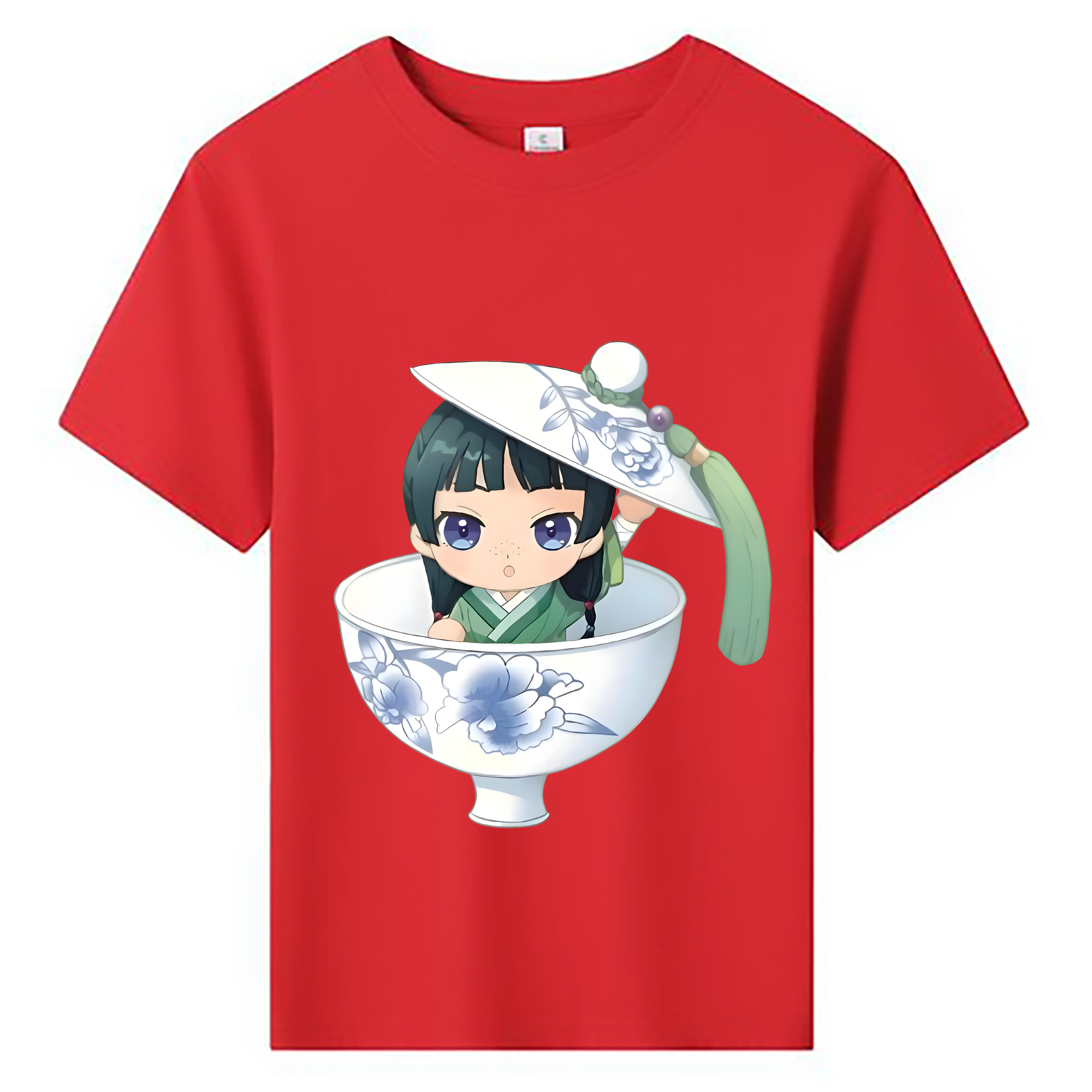 （画像用） 薬屋のひとりごと The Apothecary Diaries 綿100％キッズTシャツ（フロントプリント）