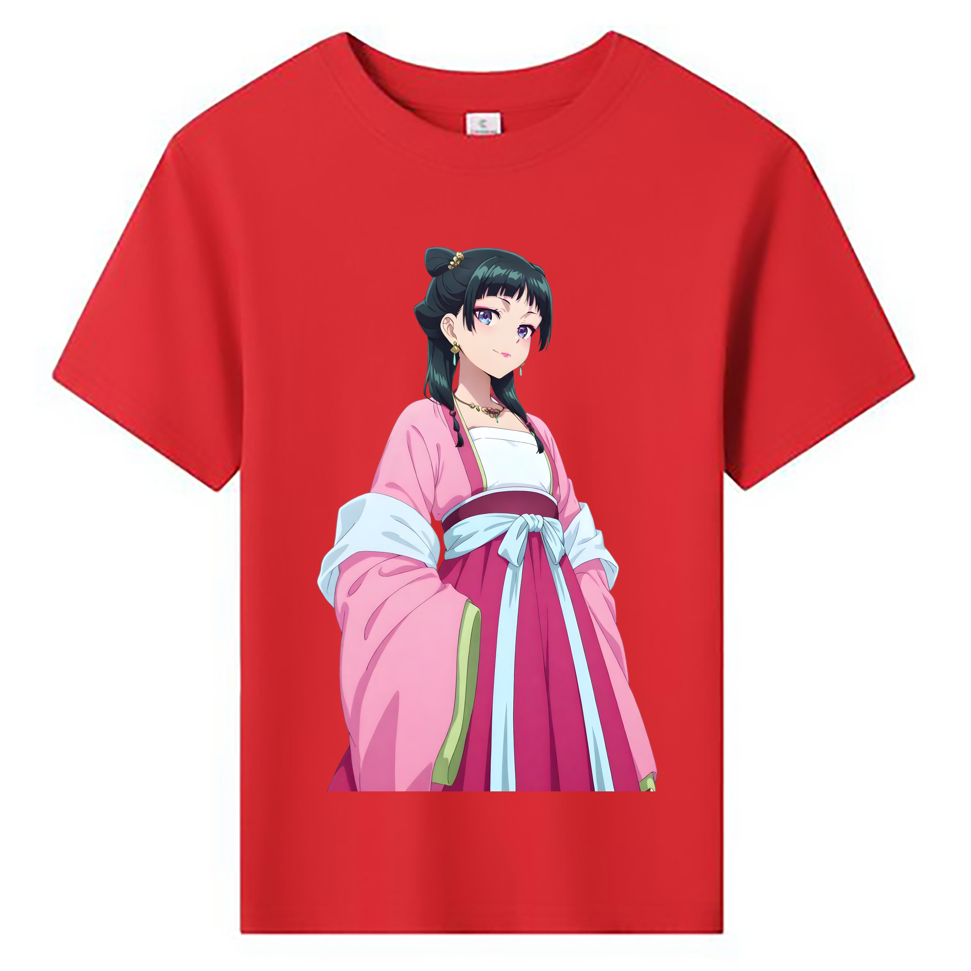 （画像用） 薬屋のひとりごと The Apothecary Diaries 綿100％キッズTシャツ（フロントプリント）