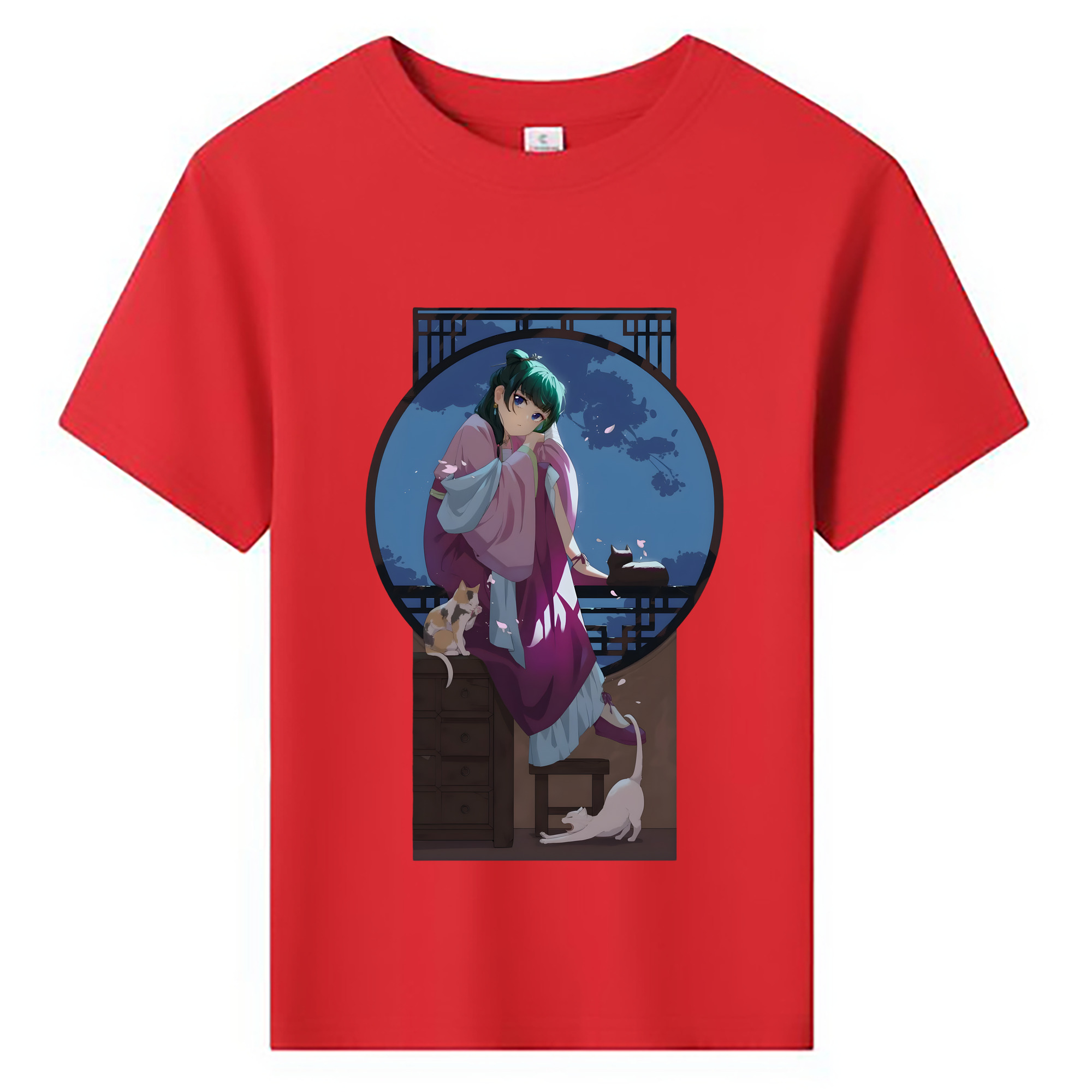 （画像用） 薬屋のひとりごと The Apothecary Diaries 綿100％キッズTシャツ（フロントプリント）