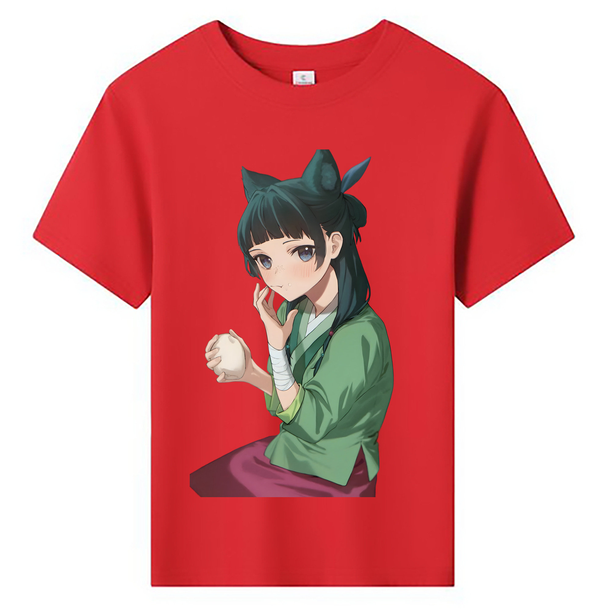 （画像用） 薬屋のひとりごと The Apothecary Diaries 綿100％キッズTシャツ（フロントプリント）