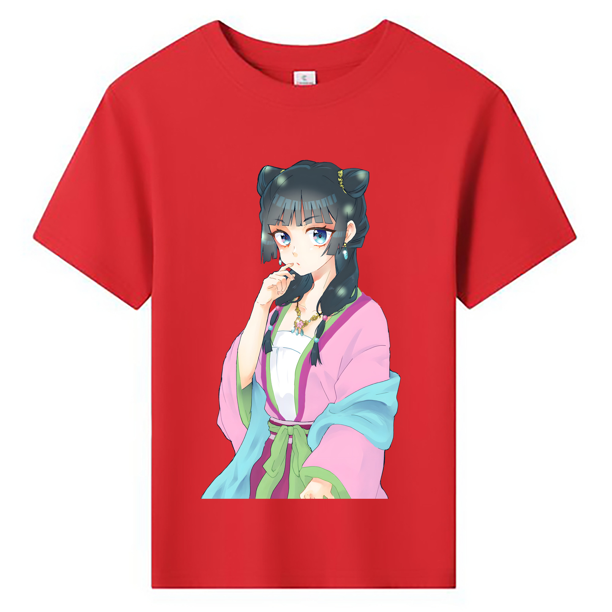 （画像用） 薬屋のひとりごと The Apothecary Diaries 綿100％キッズTシャツ（フロントプリント）