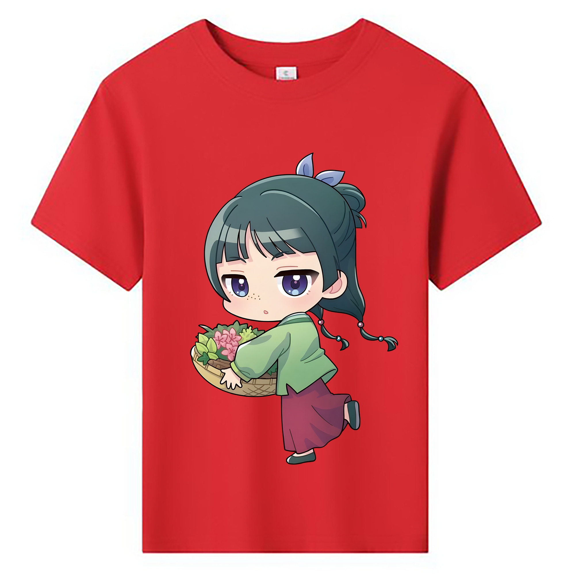 （画像用） 薬屋のひとりごと The Apothecary Diaries 綿100％キッズTシャツ（フロントプリント）