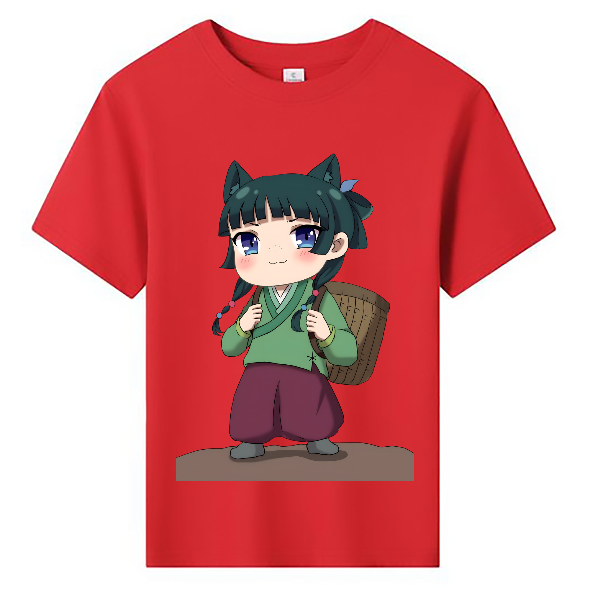 （画像用） 薬屋のひとりごと The Apothecary Diaries 綿100％キッズTシャツ（フロントプリント）