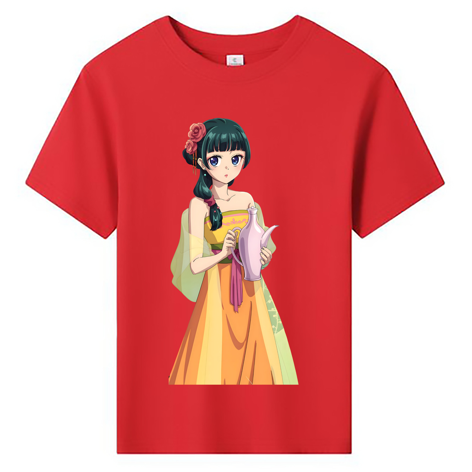 （画像用） 薬屋のひとりごと The Apothecary Diaries 綿100％キッズTシャツ（フロントプリント）