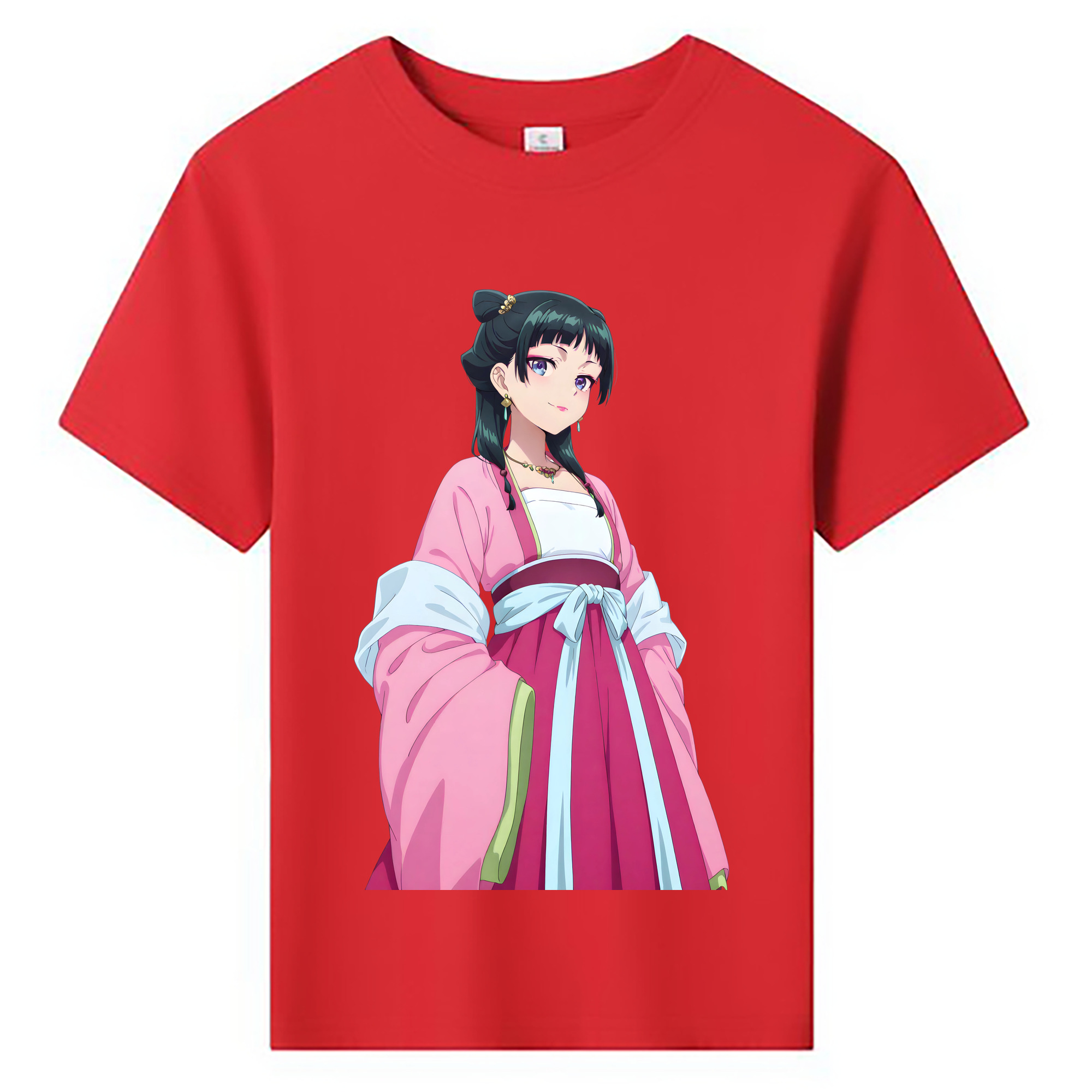 （画像用） 薬屋のひとりごと The Apothecary Diaries 綿100％キッズTシャツ（フロントプリント）