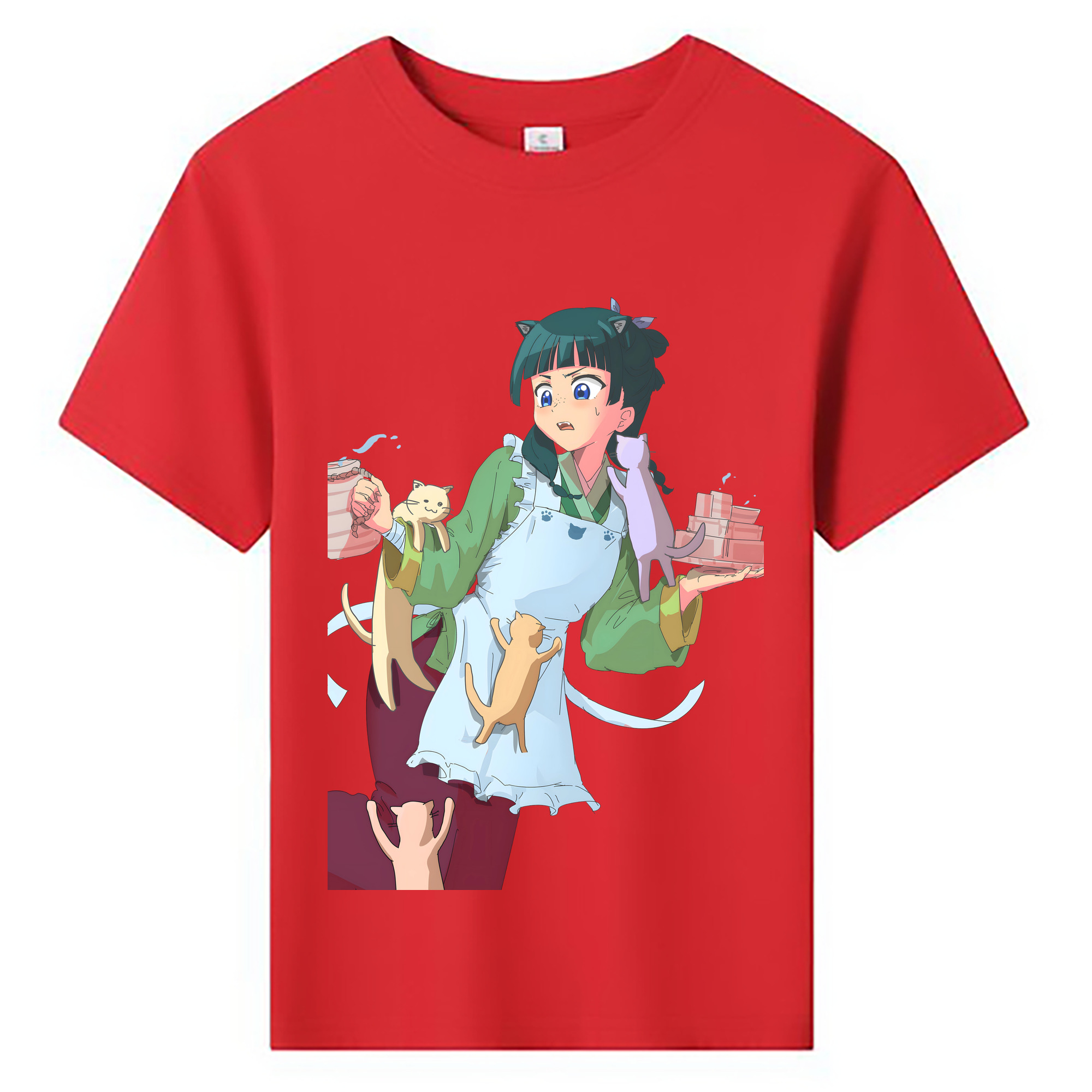 （画像用） 薬屋のひとりごと The Apothecary Diaries 綿100％キッズTシャツ（フロントプリント）