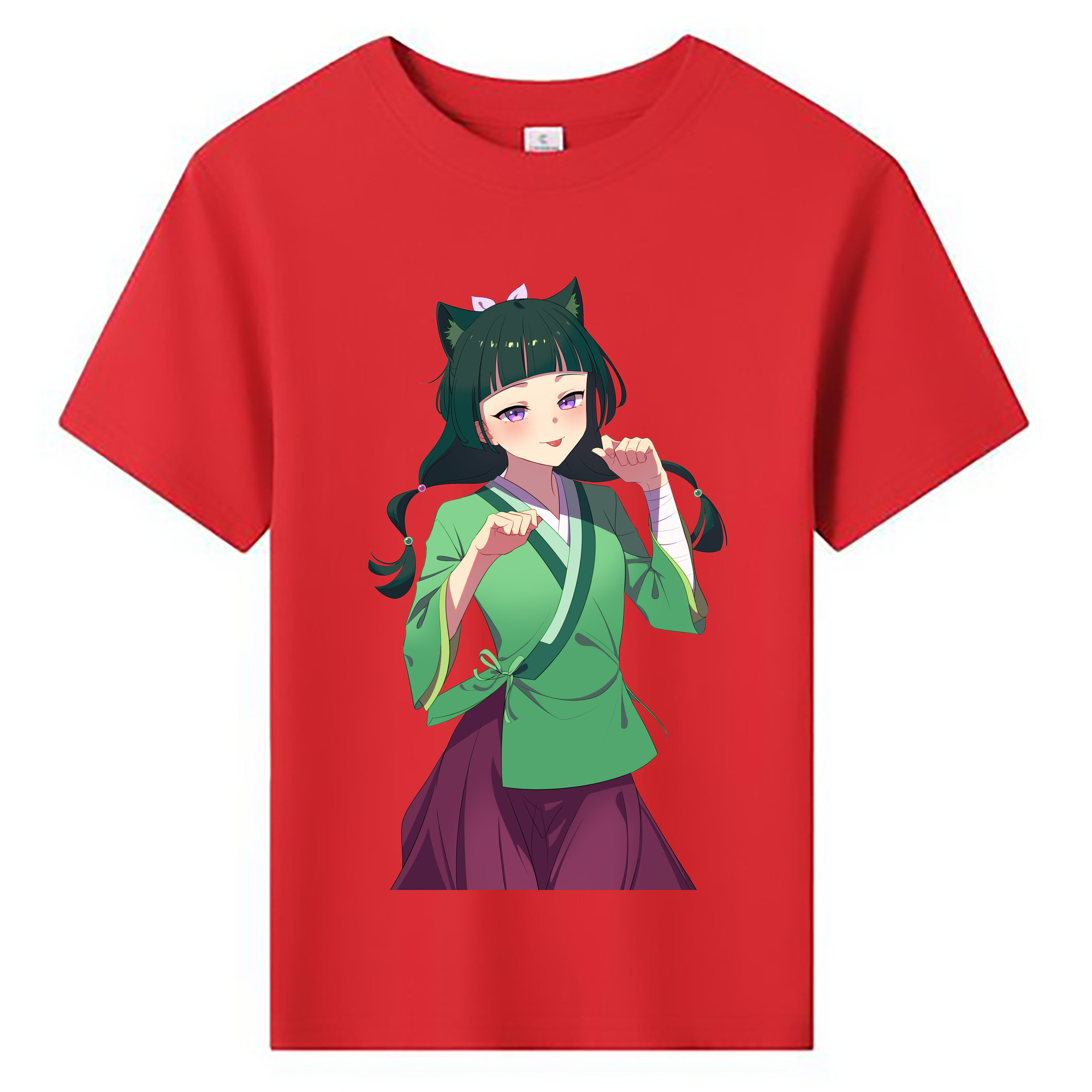 （画像用） 薬屋のひとりごと The Apothecary Diaries 綿100％キッズTシャツ（フロントプリント）