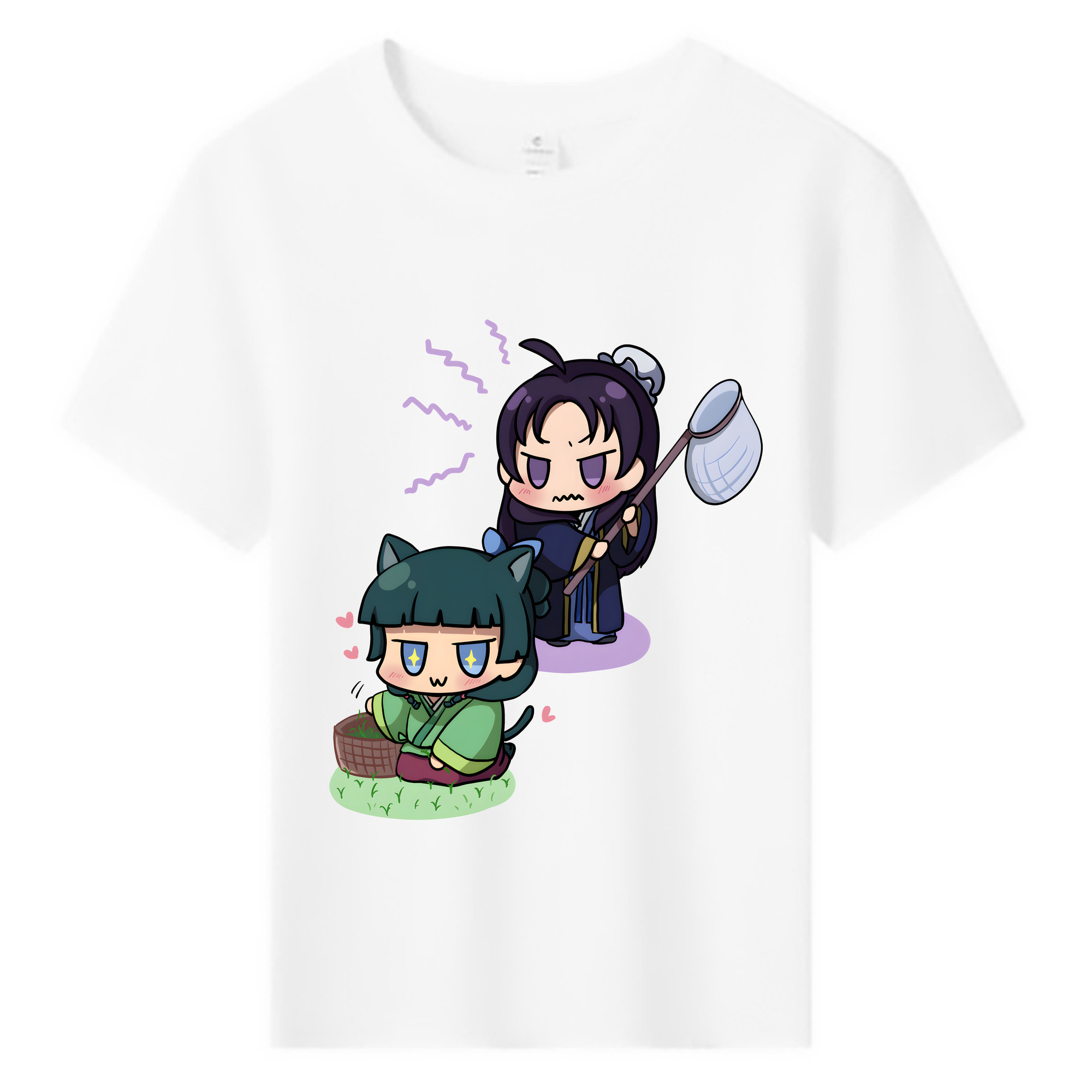 （画像用） 薬屋のひとりごと The Apothecary Diaries 綿100％キッズTシャツ（フロントプリント）