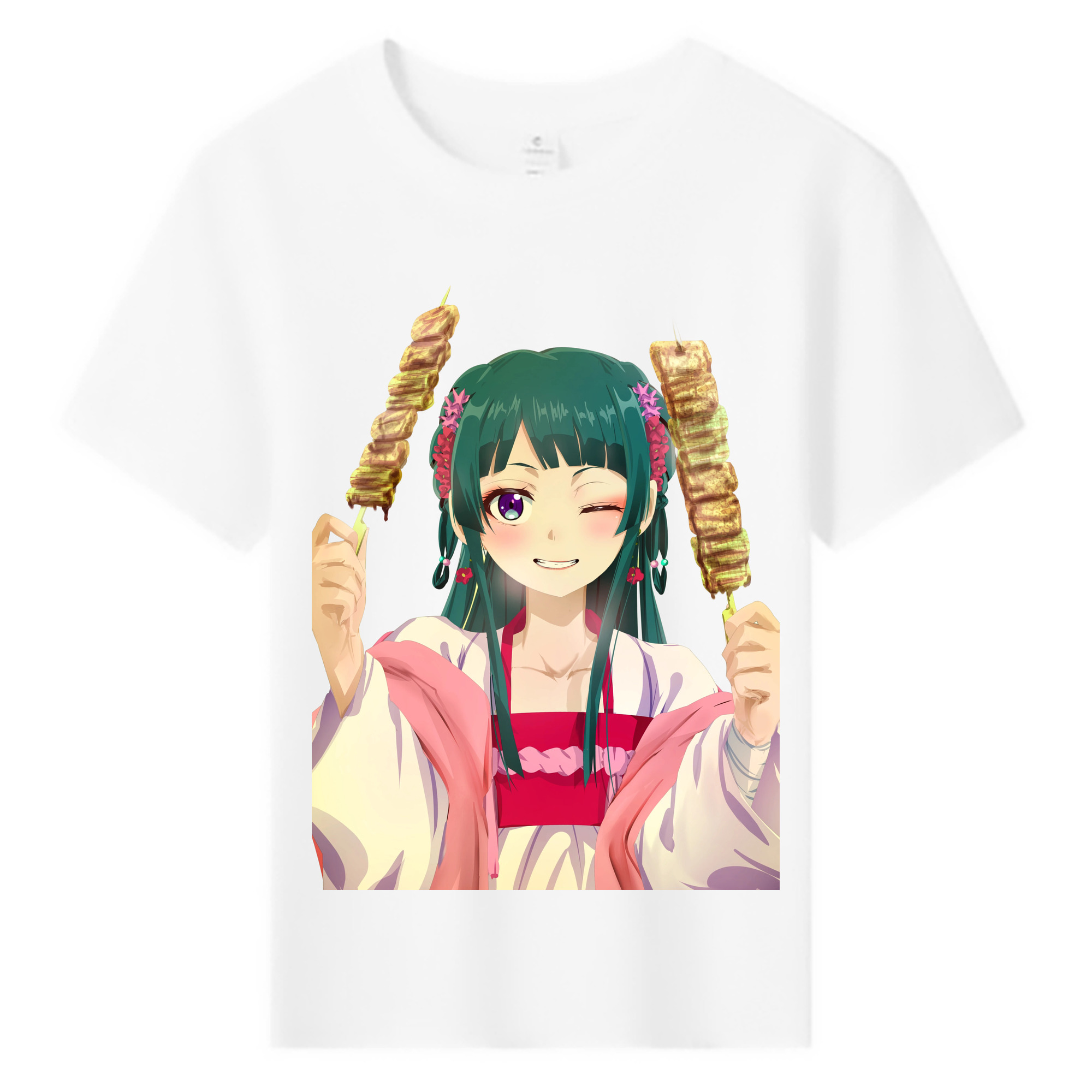 （画像用） 薬屋のひとりごと The Apothecary Diaries 綿100％キッズTシャツ（フロントプリント）