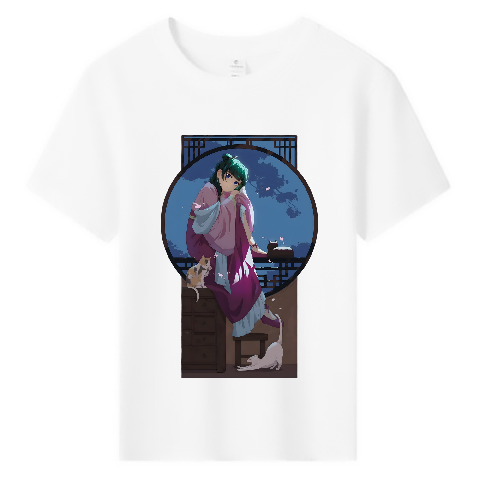 （画像用） 薬屋のひとりごと The Apothecary Diaries 綿100％キッズTシャツ（フロントプリント）
