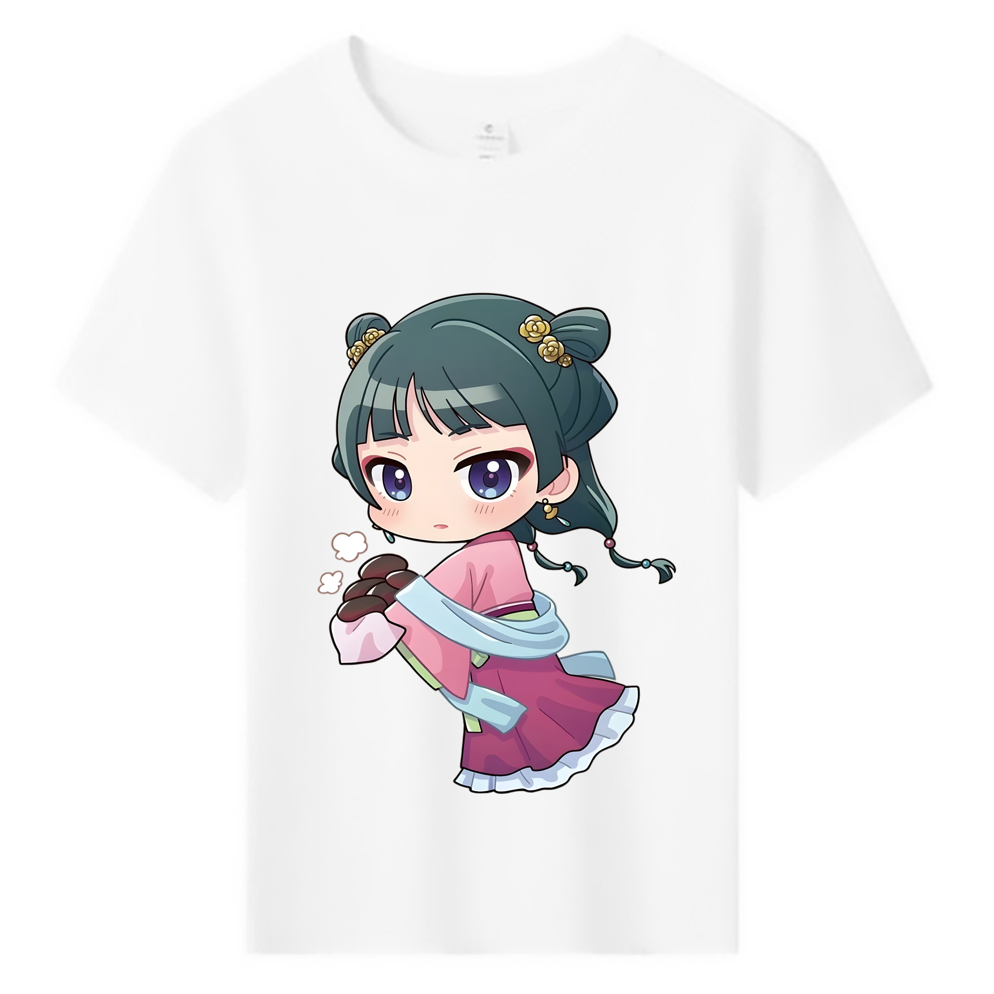 （画像用） 薬屋のひとりごと The Apothecary Diaries 綿100％キッズTシャツ（フロントプリント）