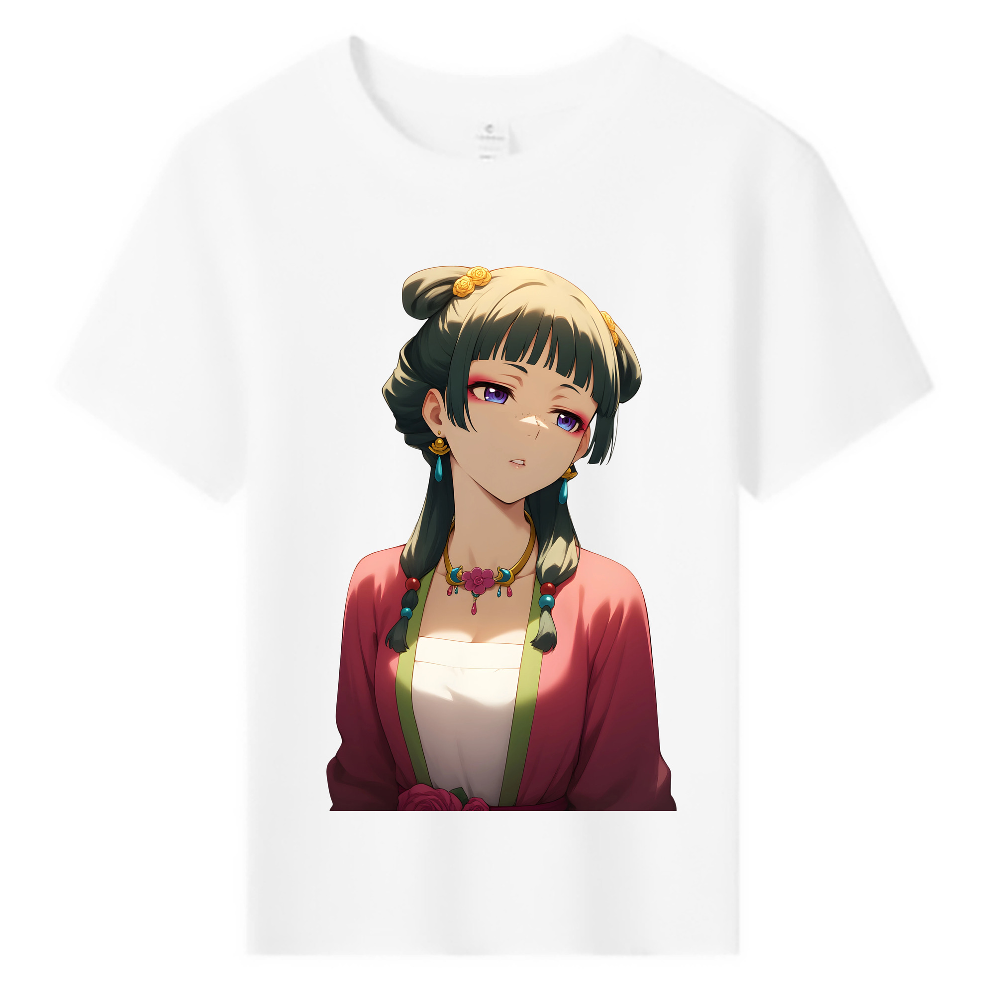 （画像用） 薬屋のひとりごと The Apothecary Diaries 綿100％キッズTシャツ（フロントプリント）