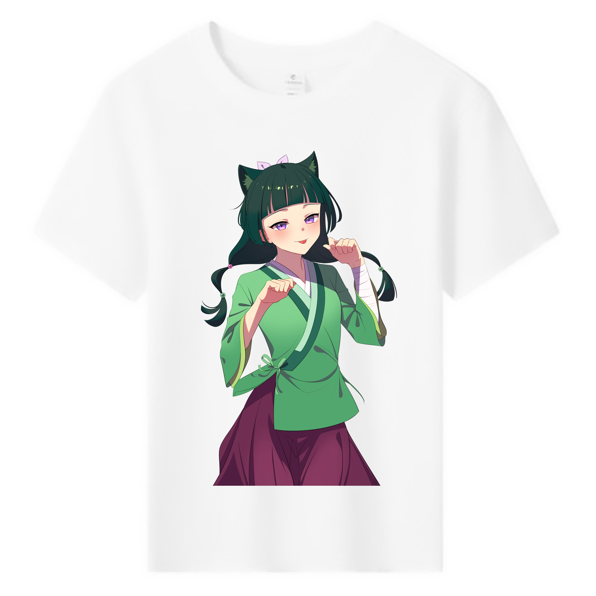 （画像用） 薬屋のひとりごと The Apothecary Diaries 綿100％キッズTシャツ（フロントプリント）