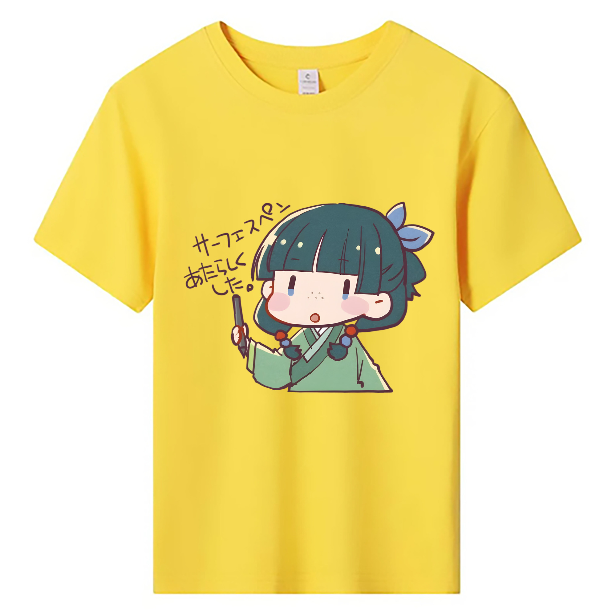 （画像用） 薬屋のひとりごと The Apothecary Diaries 綿100％キッズTシャツ（フロントプリント）