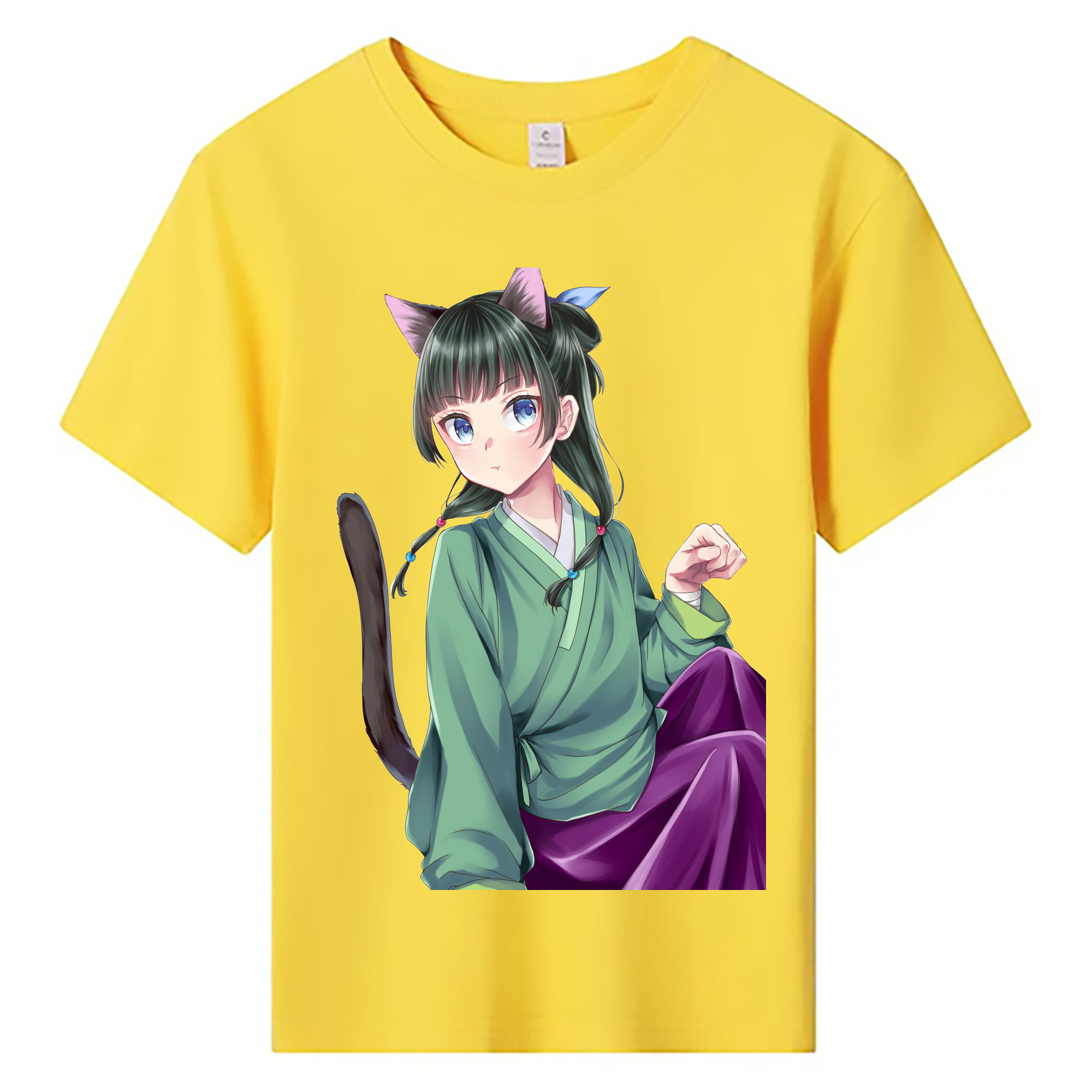 （画像用） 薬屋のひとりごと The Apothecary Diaries 綿100％キッズTシャツ（フロントプリント）
