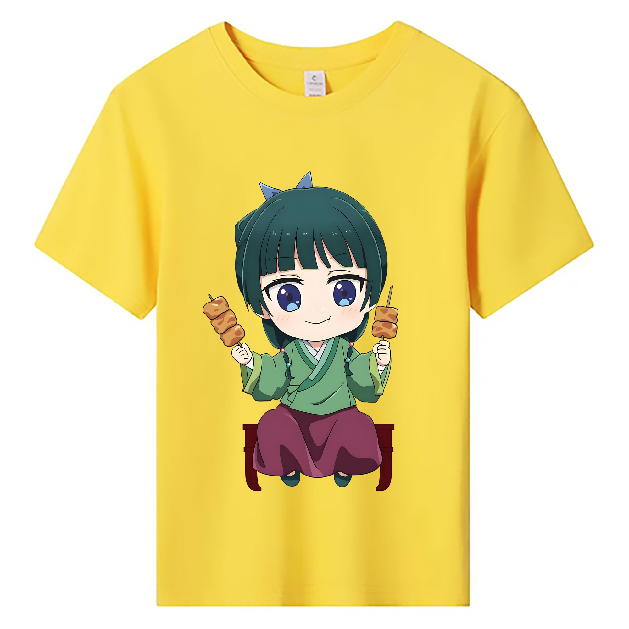 （画像用） 薬屋のひとりごと The Apothecary Diaries 綿100％キッズTシャツ（フロントプリント）