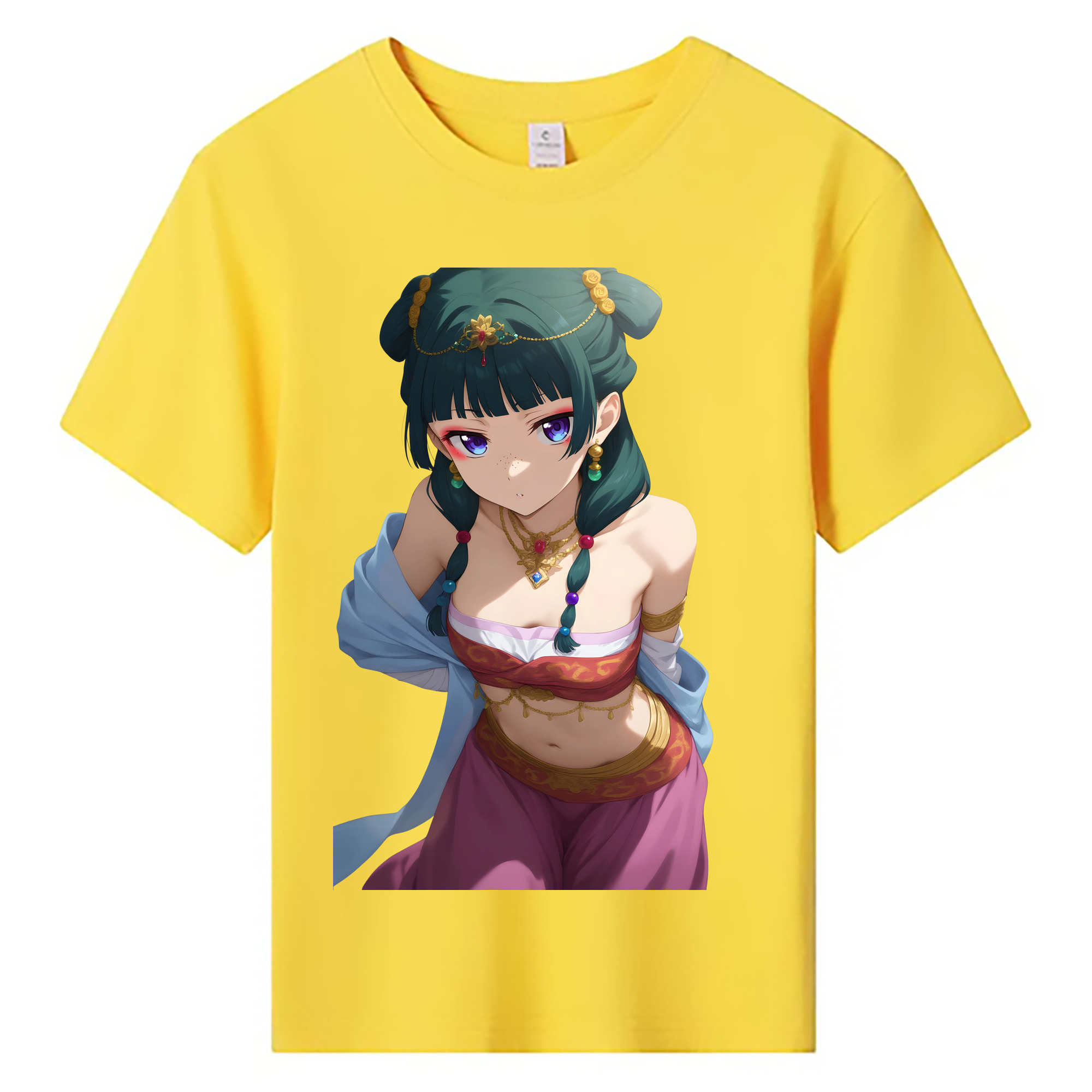 （画像用） 薬屋のひとりごと The Apothecary Diaries 綿100％キッズTシャツ（フロントプリント）