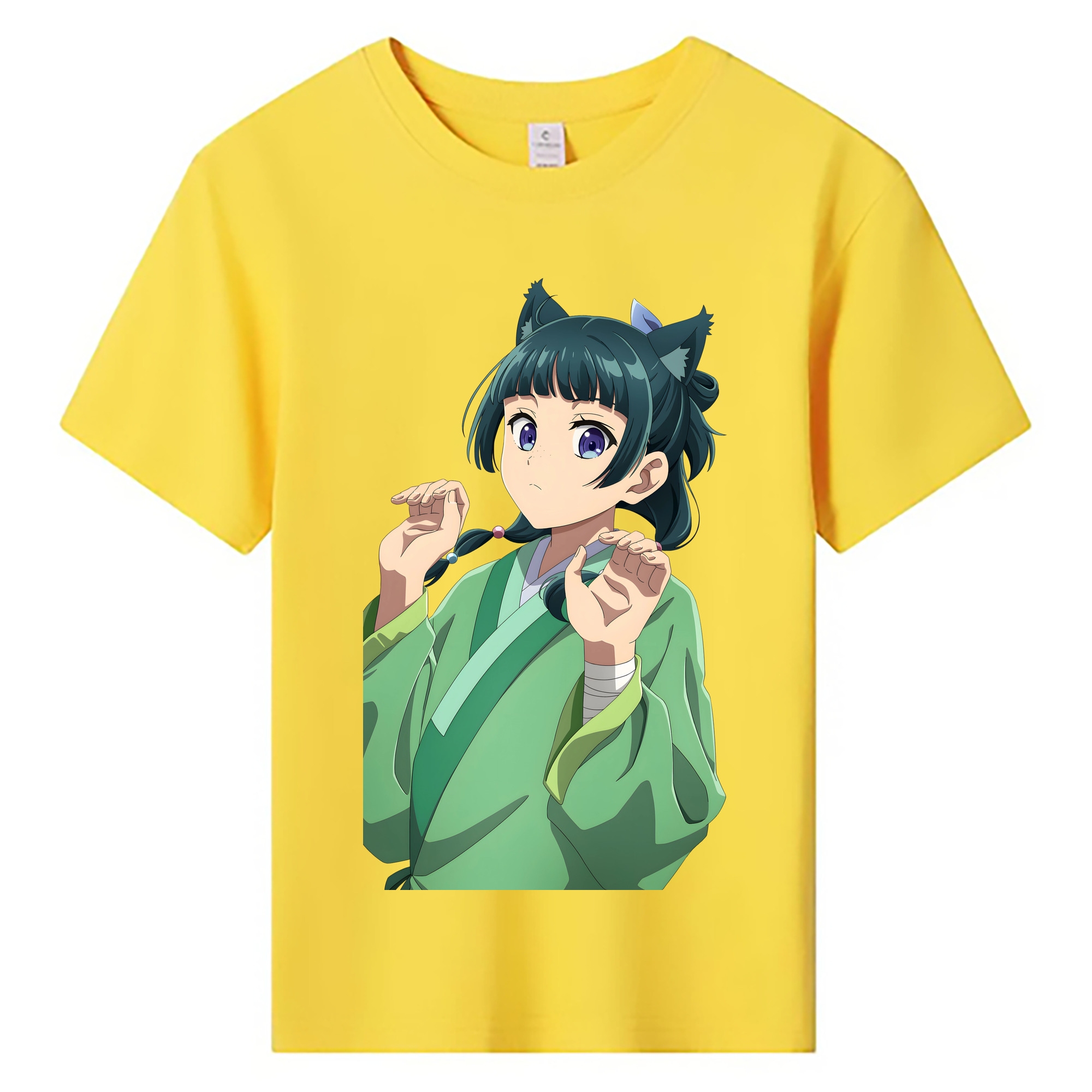 （画像用） 薬屋のひとりごと The Apothecary Diaries 綿100％キッズTシャツ（フロントプリント）