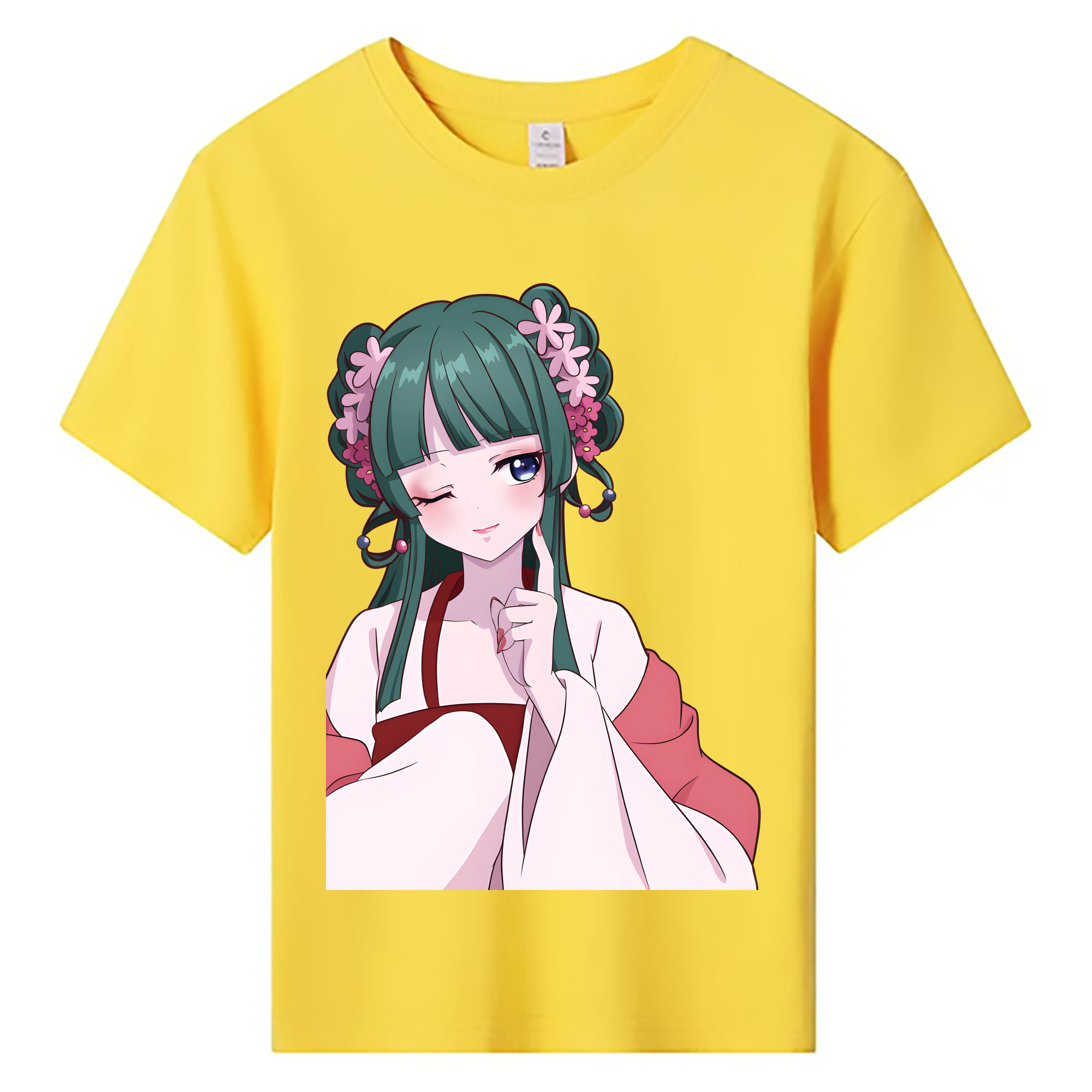 （画像用） 薬屋のひとりごと The Apothecary Diaries 綿100％キッズTシャツ（フロントプリント）