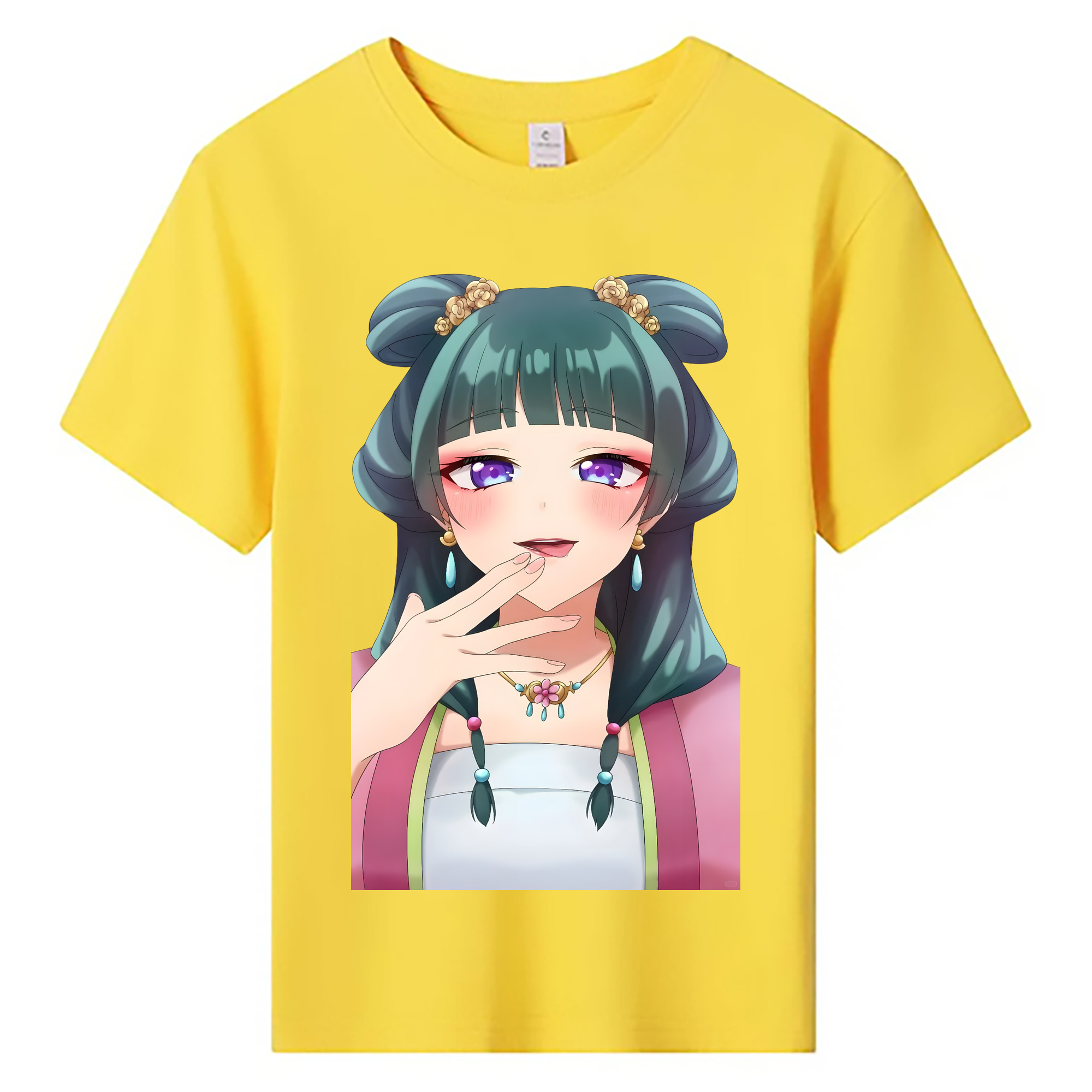 （画像用） 薬屋のひとりごと The Apothecary Diaries 綿100％キッズTシャツ（フロントプリント）