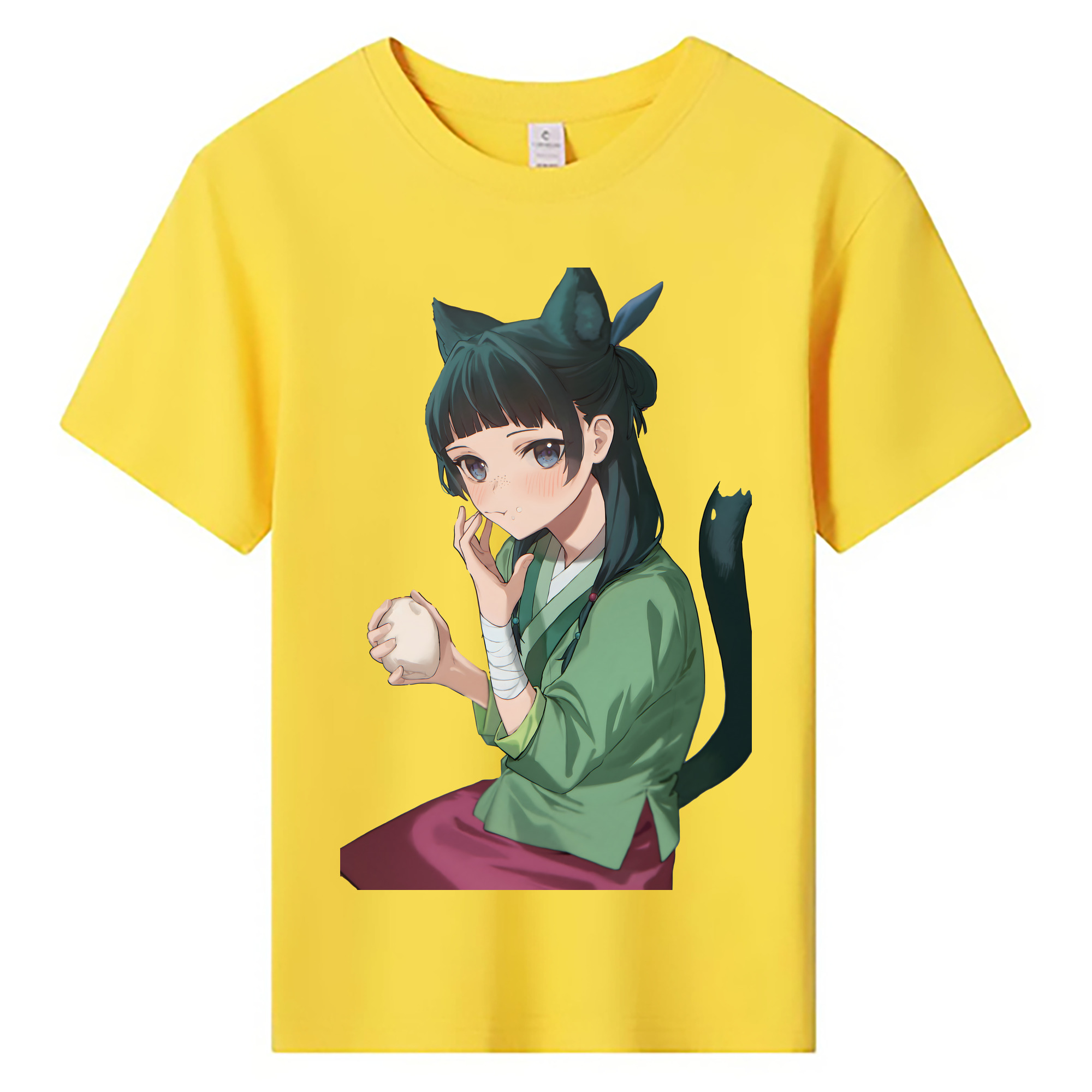 （画像用） 薬屋のひとりごと The Apothecary Diaries 綿100％キッズTシャツ（フロントプリント）