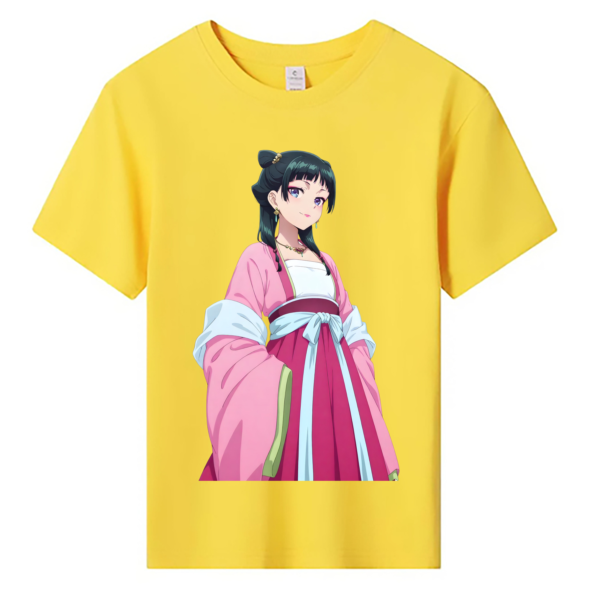 （画像用） 薬屋のひとりごと The Apothecary Diaries 綿100％キッズTシャツ（フロントプリント）