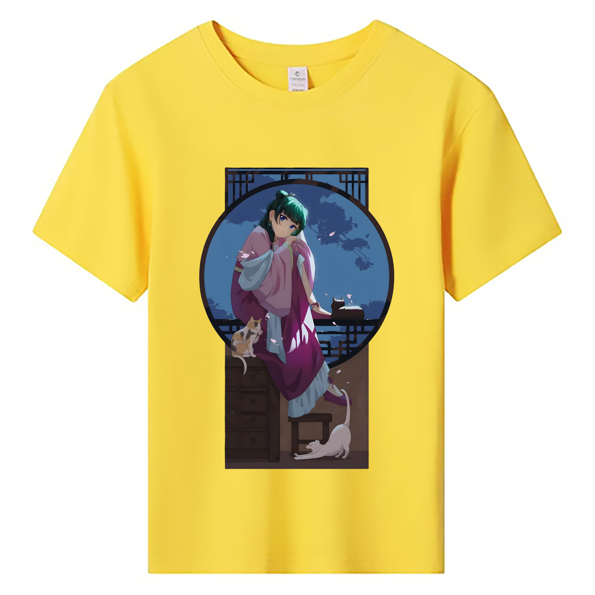 （画像用） 薬屋のひとりごと The Apothecary Diaries 綿100％キッズTシャツ（フロントプリント）