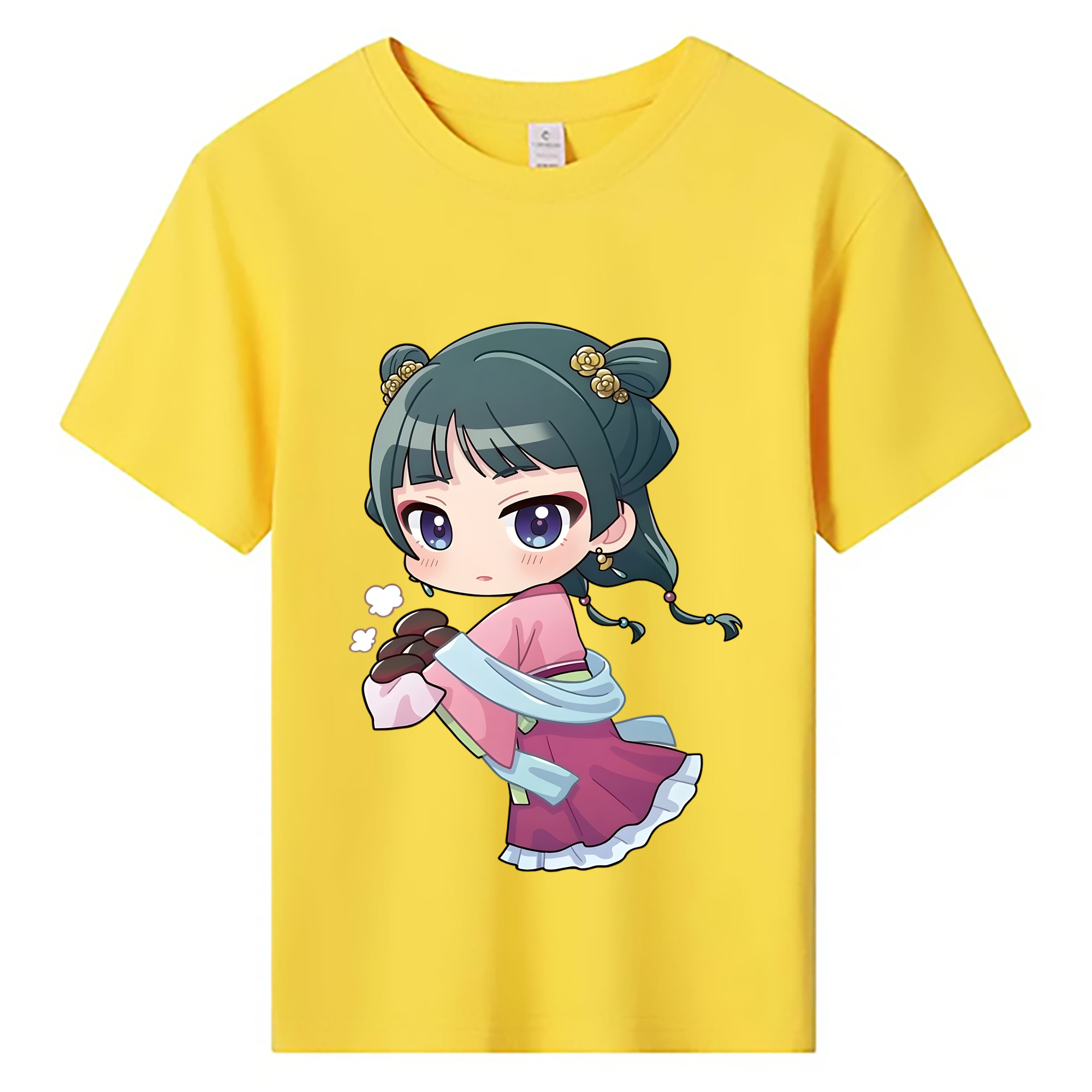 （画像用） 薬屋のひとりごと The Apothecary Diaries 綿100％キッズTシャツ（フロントプリント）