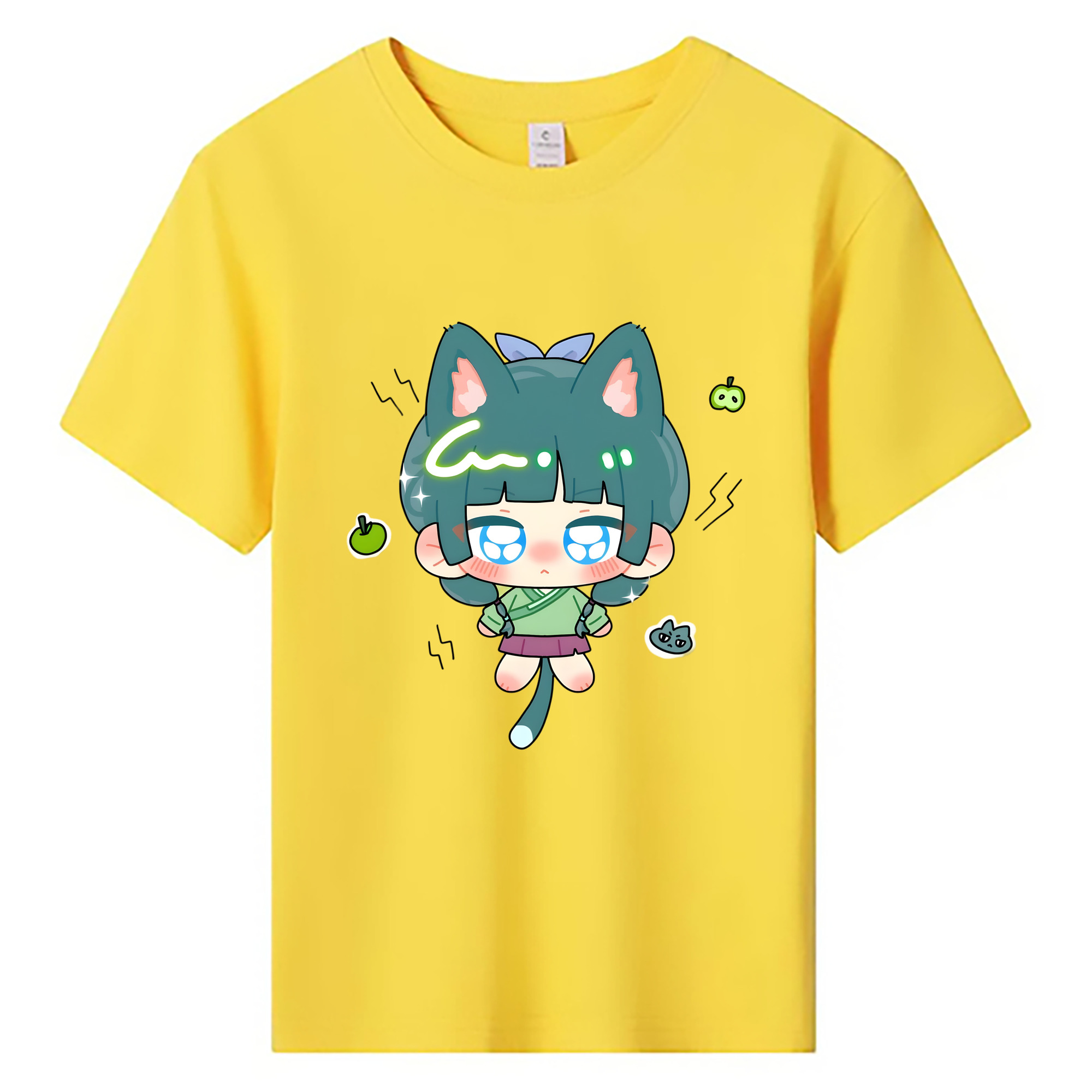 （画像用） 薬屋のひとりごと The Apothecary Diaries 綿100％キッズTシャツ（フロントプリント）