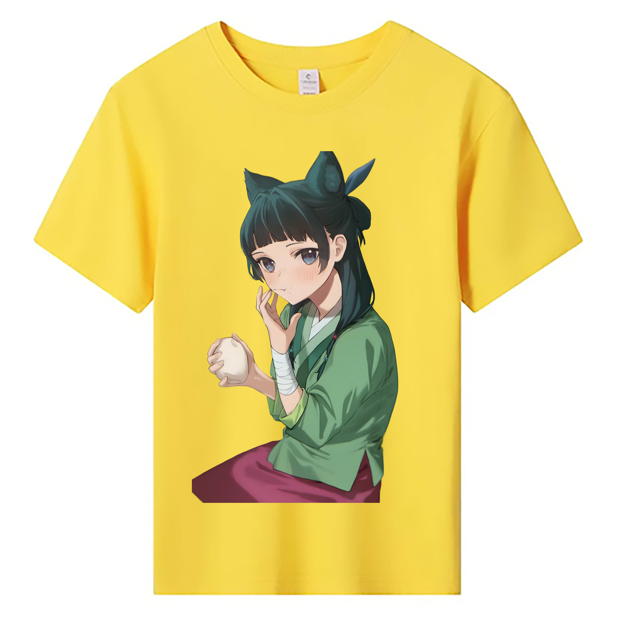 （画像用） 薬屋のひとりごと The Apothecary Diaries 綿100％キッズTシャツ（フロントプリント）
