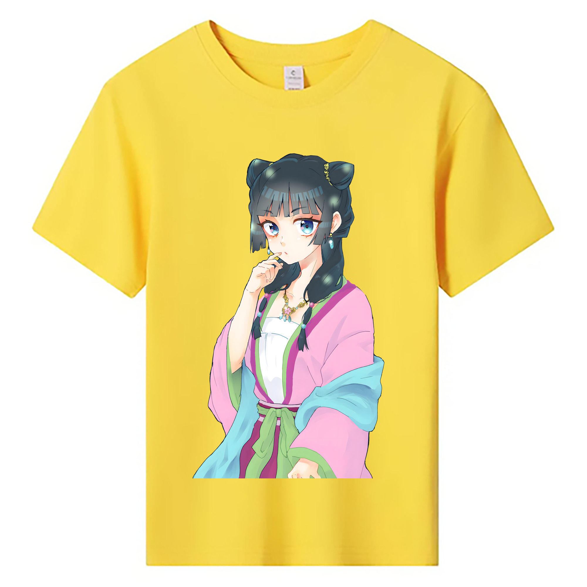 （画像用） 薬屋のひとりごと The Apothecary Diaries 綿100％キッズTシャツ（フロントプリント）