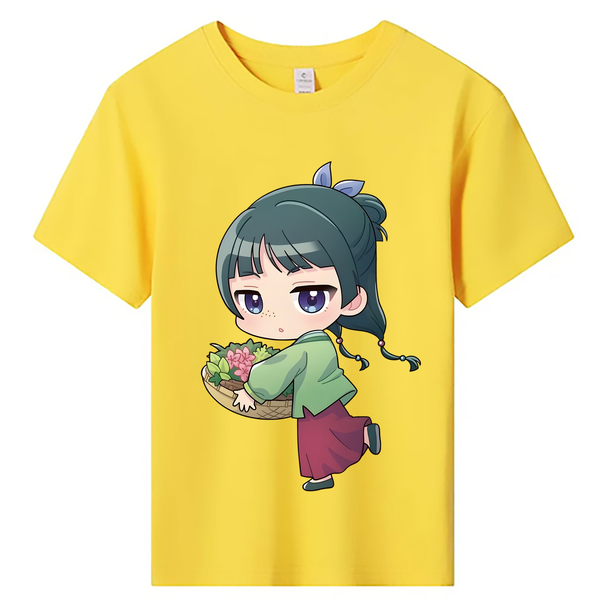 （画像用） 薬屋のひとりごと The Apothecary Diaries 綿100％キッズTシャツ（フロントプリント）