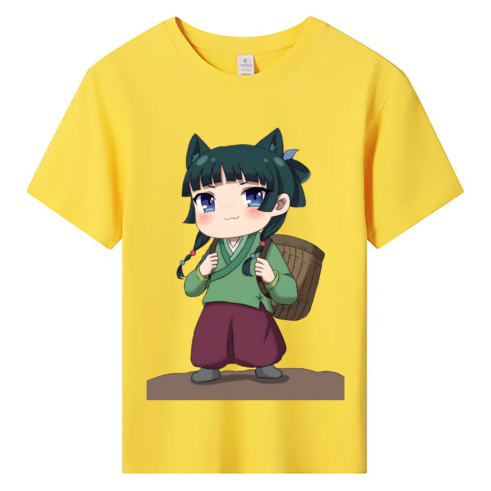 （画像用） 薬屋のひとりごと The Apothecary Diaries 綿100％キッズTシャツ（フロントプリント）