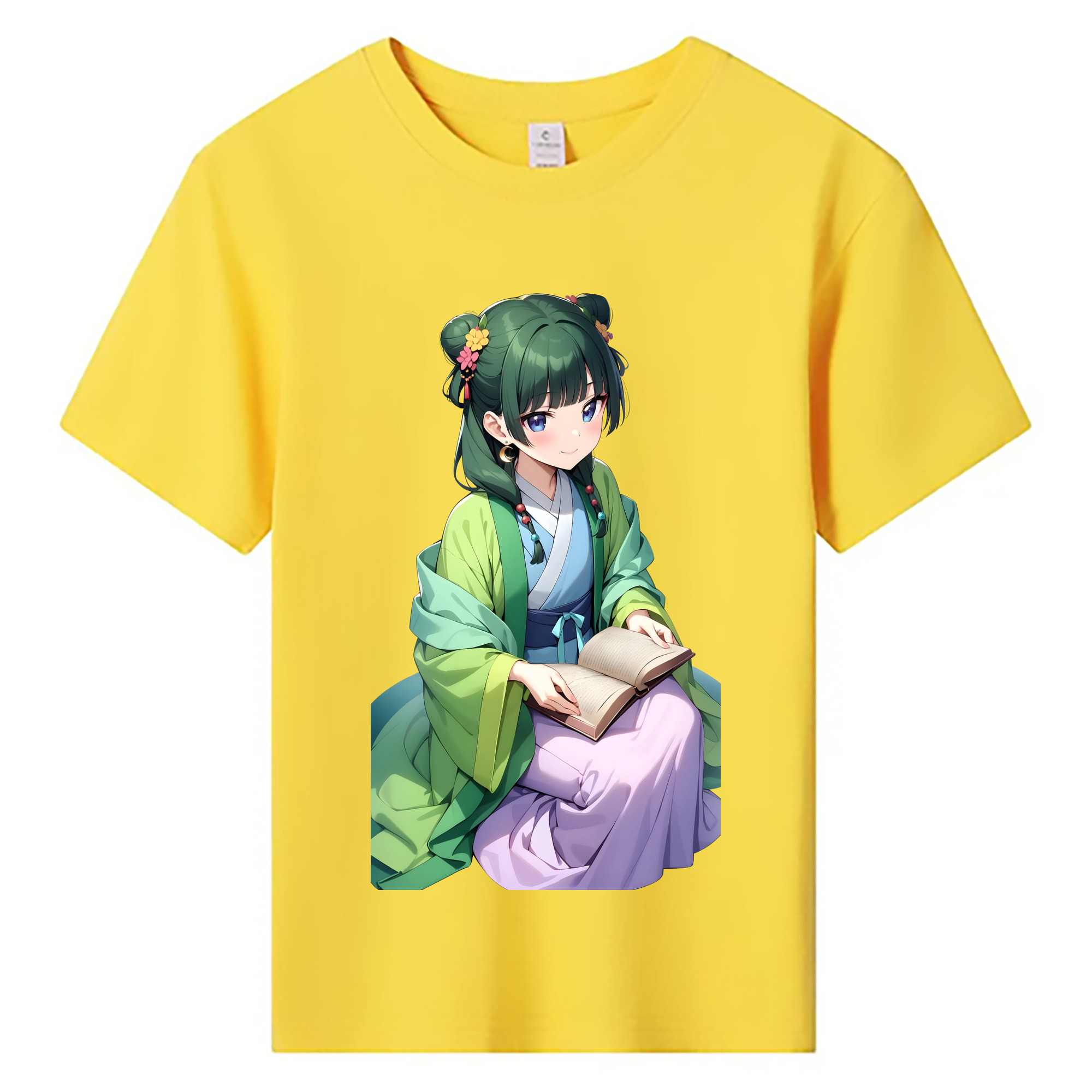 （画像用） 薬屋のひとりごと The Apothecary Diaries 綿100％キッズTシャツ（フロントプリント）