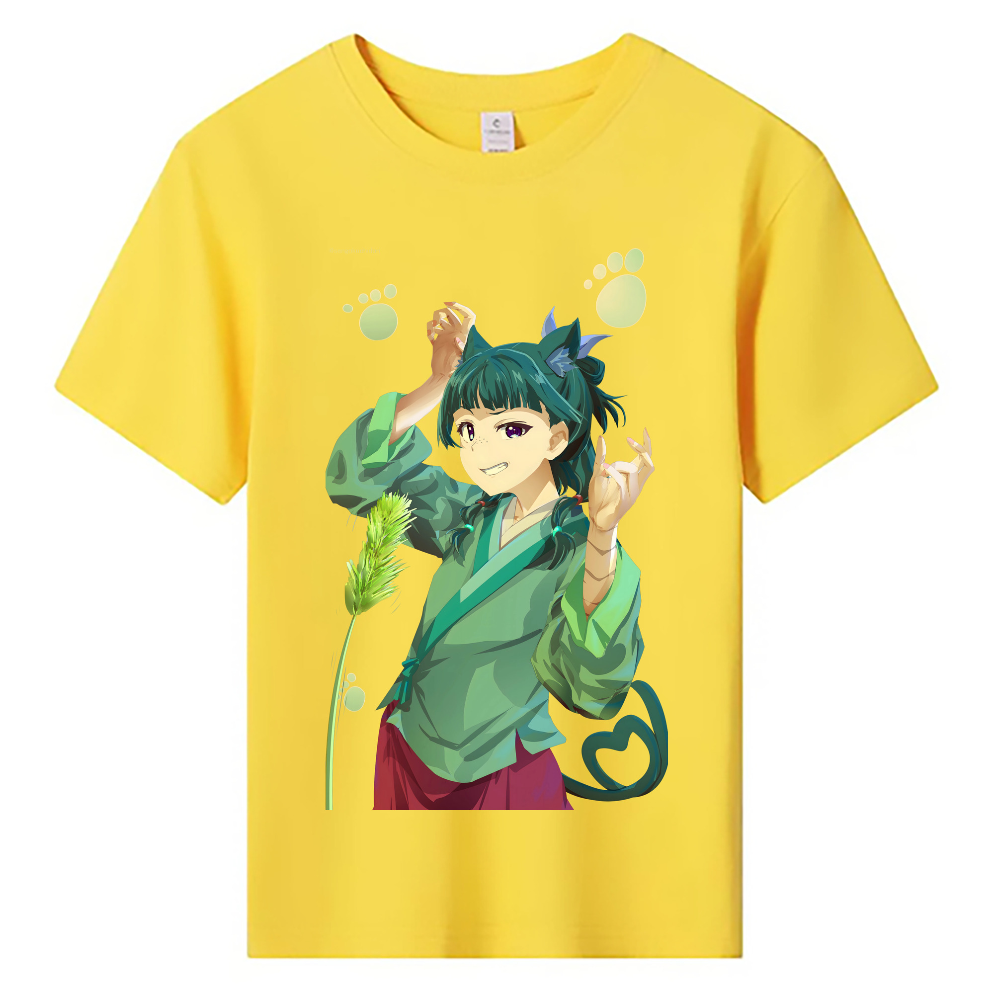 （画像用） 薬屋のひとりごと The Apothecary Diaries 綿100％キッズTシャツ（フロントプリント）