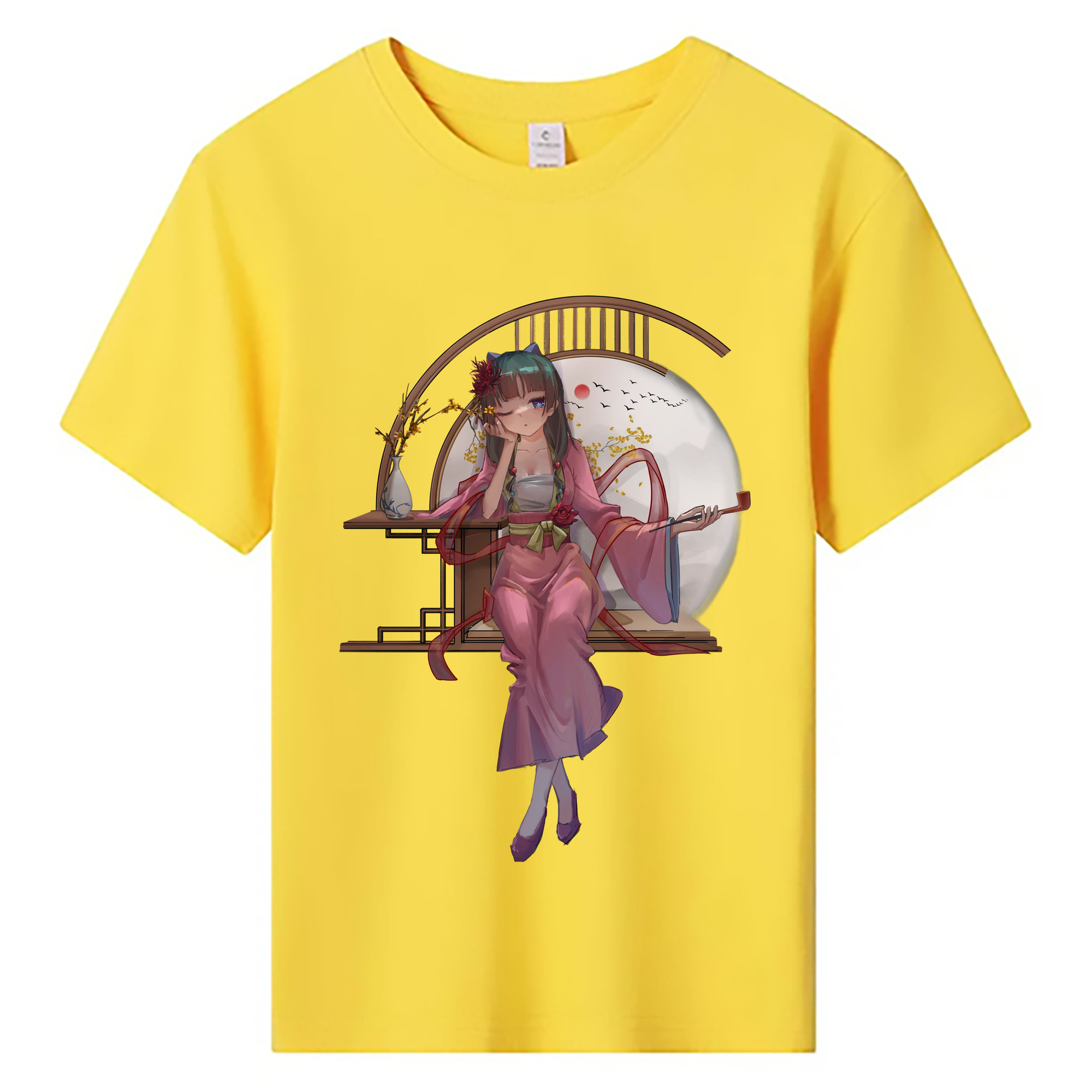 （画像用） 薬屋のひとりごと The Apothecary Diaries 綿100％キッズTシャツ（フロントプリント）