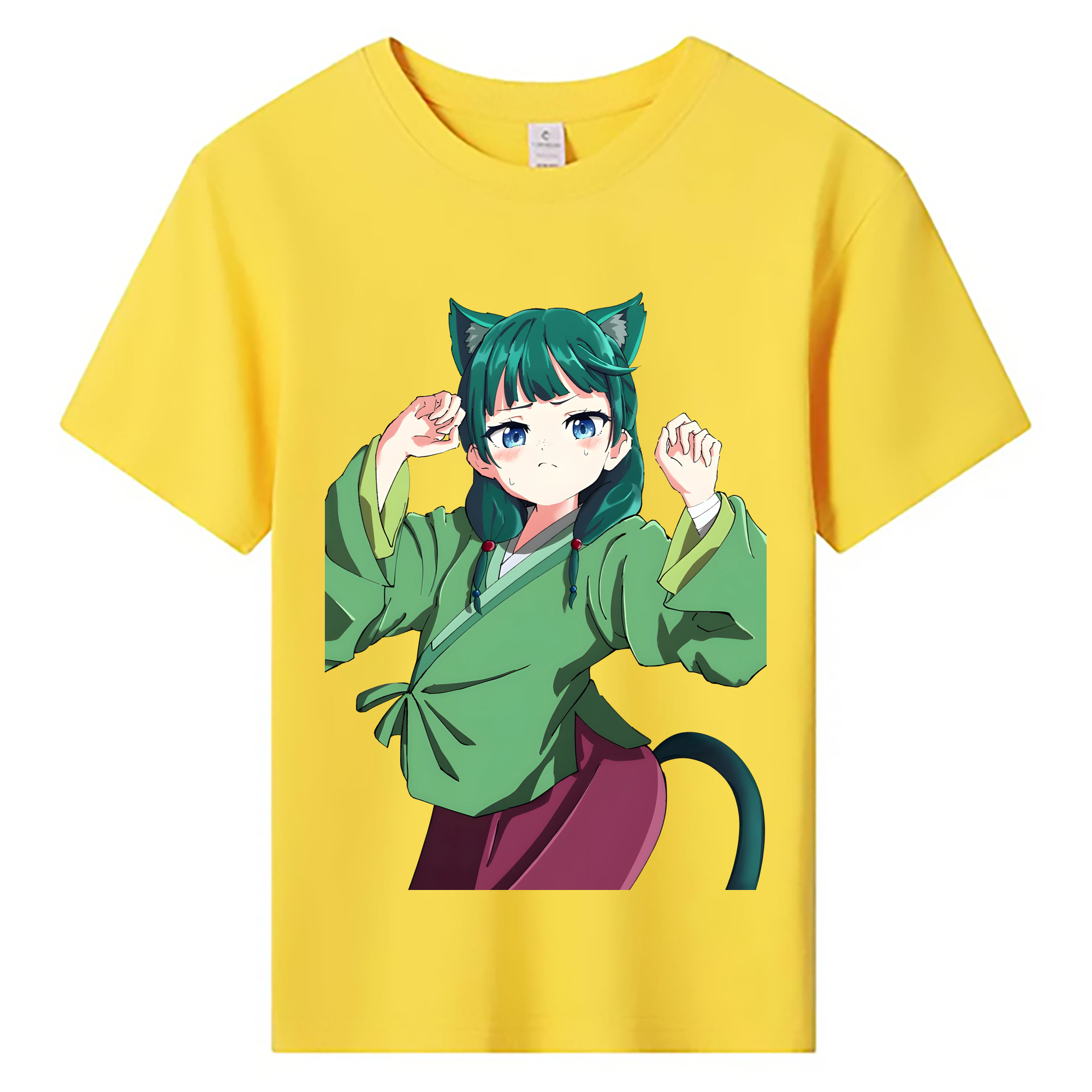 （画像用） 薬屋のひとりごと The Apothecary Diaries 綿100％キッズTシャツ（フロントプリント）