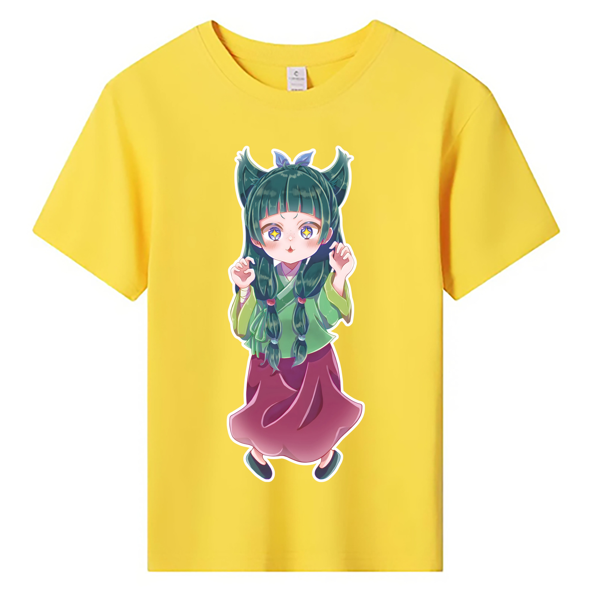 （画像用） 薬屋のひとりごと The Apothecary Diaries 綿100％キッズTシャツ（フロントプリント）